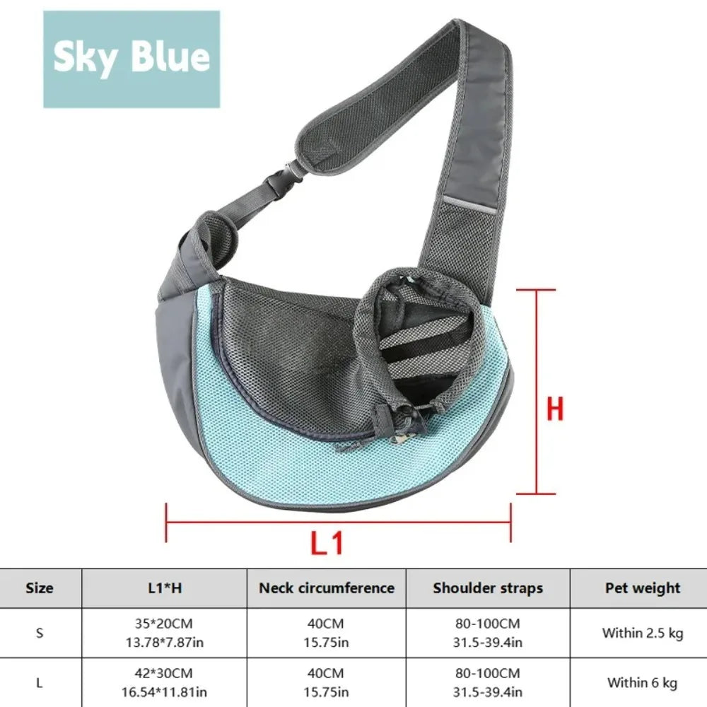 Dog Outdoor Backpack Breathable Mesh Crossbody Bag Puppy / Small Dog / Cat / Any Pet Buddy Can Travel Along Hiking Camping Outdoor Long Distance Travel With Pet Pet Carrier