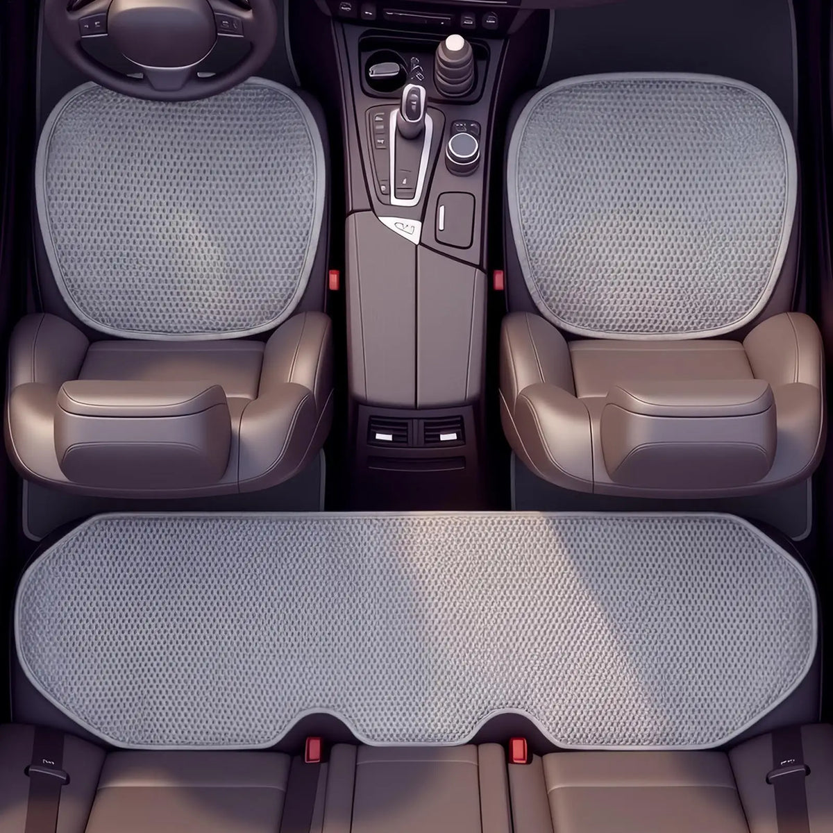 Vehicle Seat Cushion Breathable Mesh Cooling Support Car Seat Cushions For Driving More Comfortable Auto SUV RV Boat Truck Sedan Van Travel