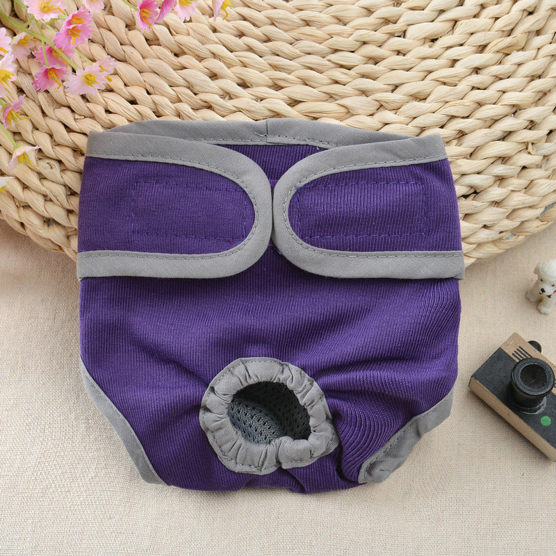 Dog Shorts Puppy Diapers Panties Waterproof Adjustable Cute Pattern