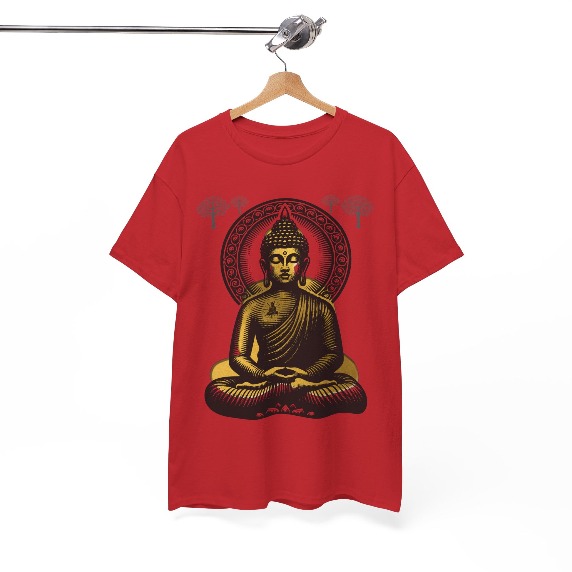 Peaceful Reality Design Heavy Cotton Tee Shirt