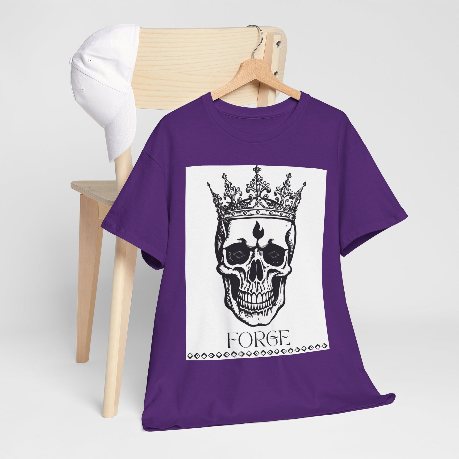 Skull "Forge" Cotton Tee Shirt
