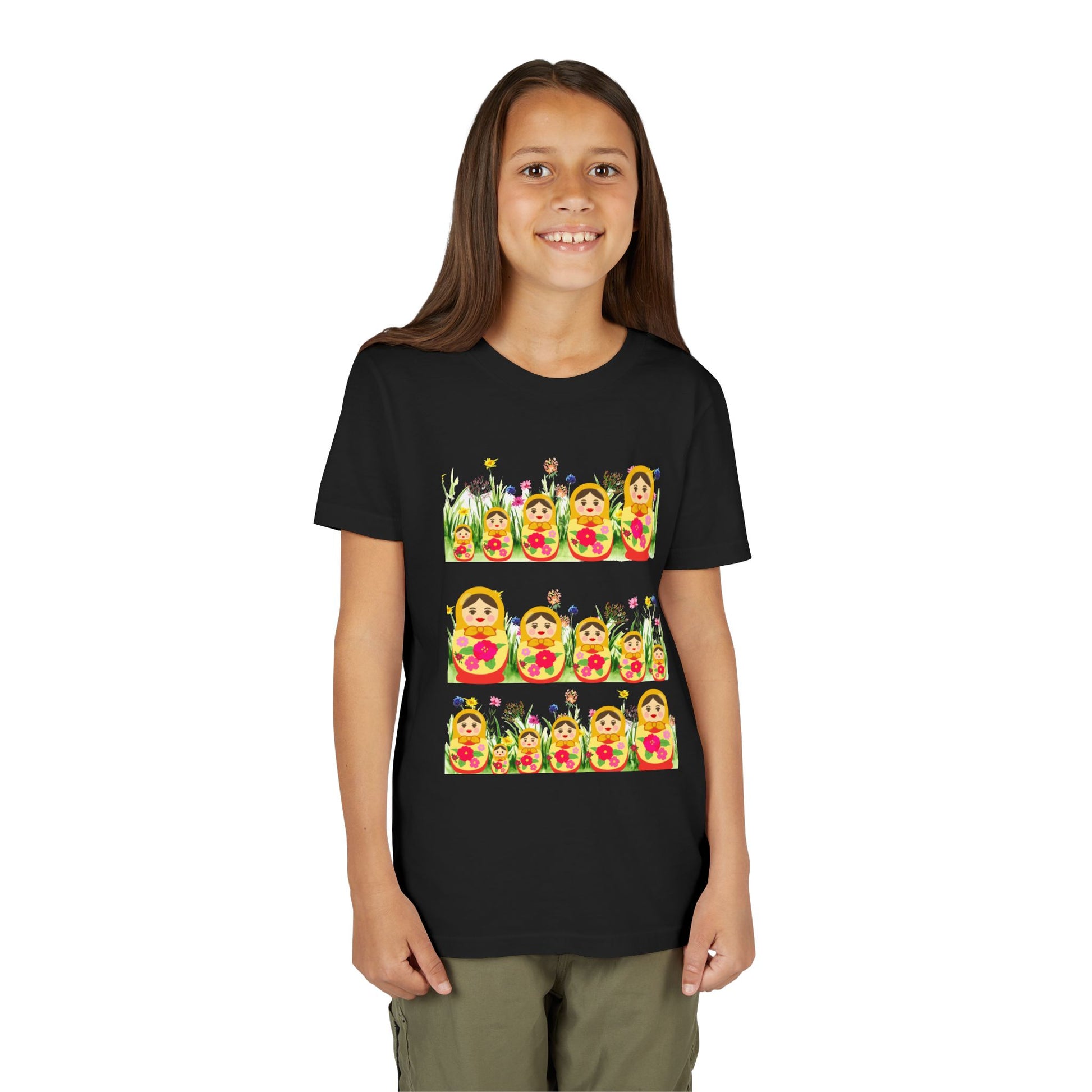 Youth Flower Patch Short Sleeve Shirt