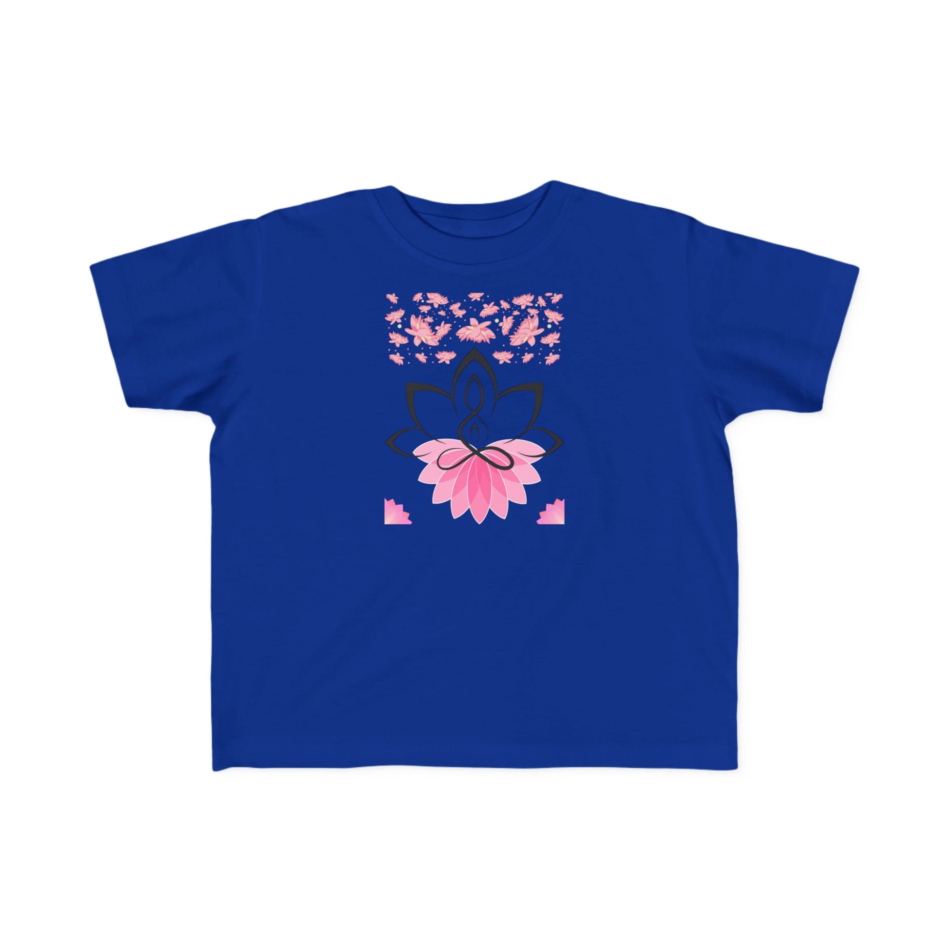 Toddler's Jersey Tee Shirt Lotus Yoga