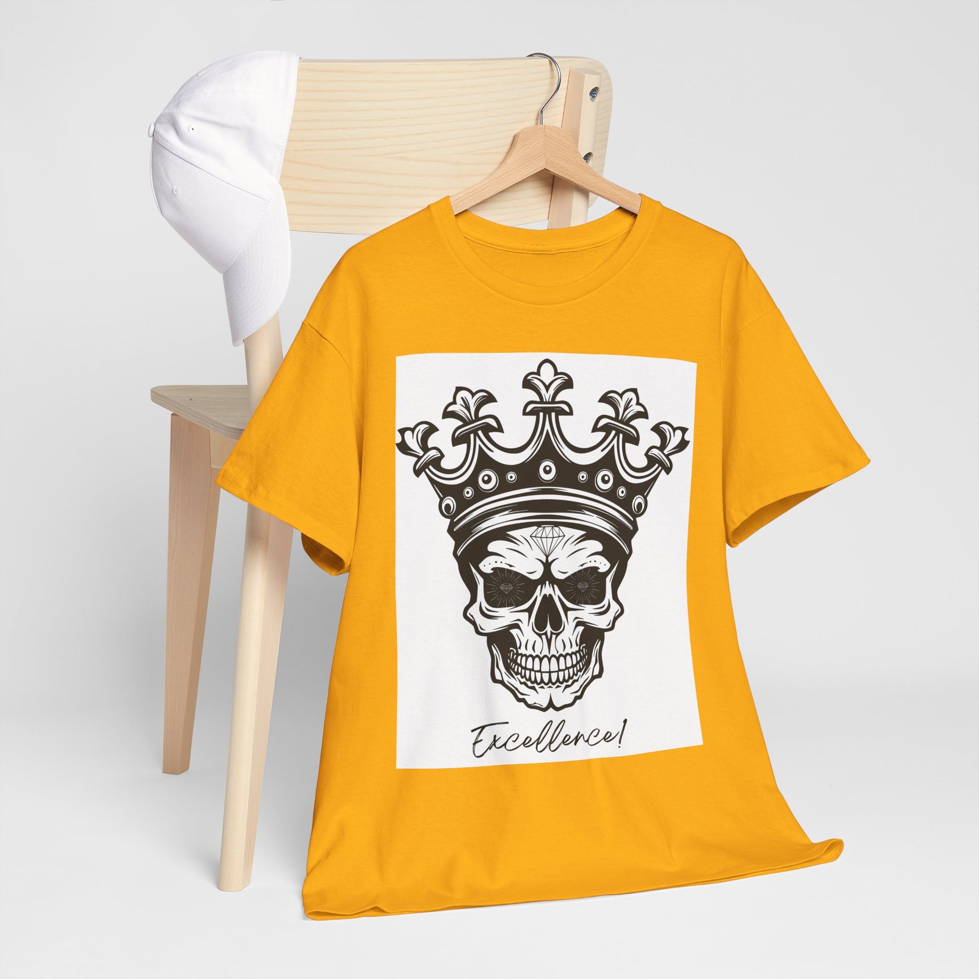 Skull Crown Excellence Cotton Tee Shirt