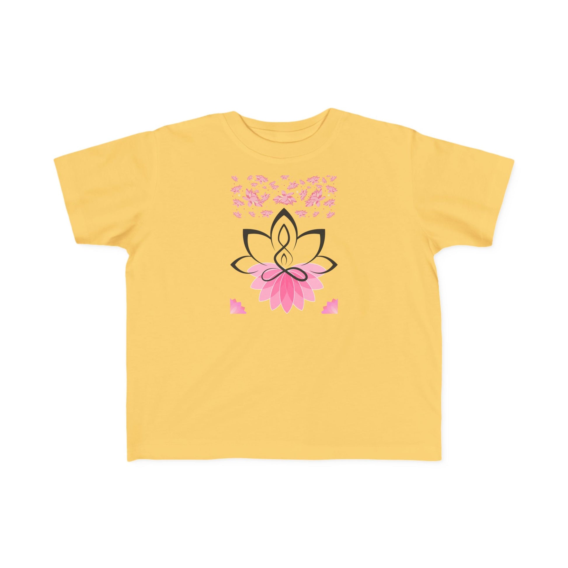 Toddler's Jersey Tee Shirt Lotus Yoga