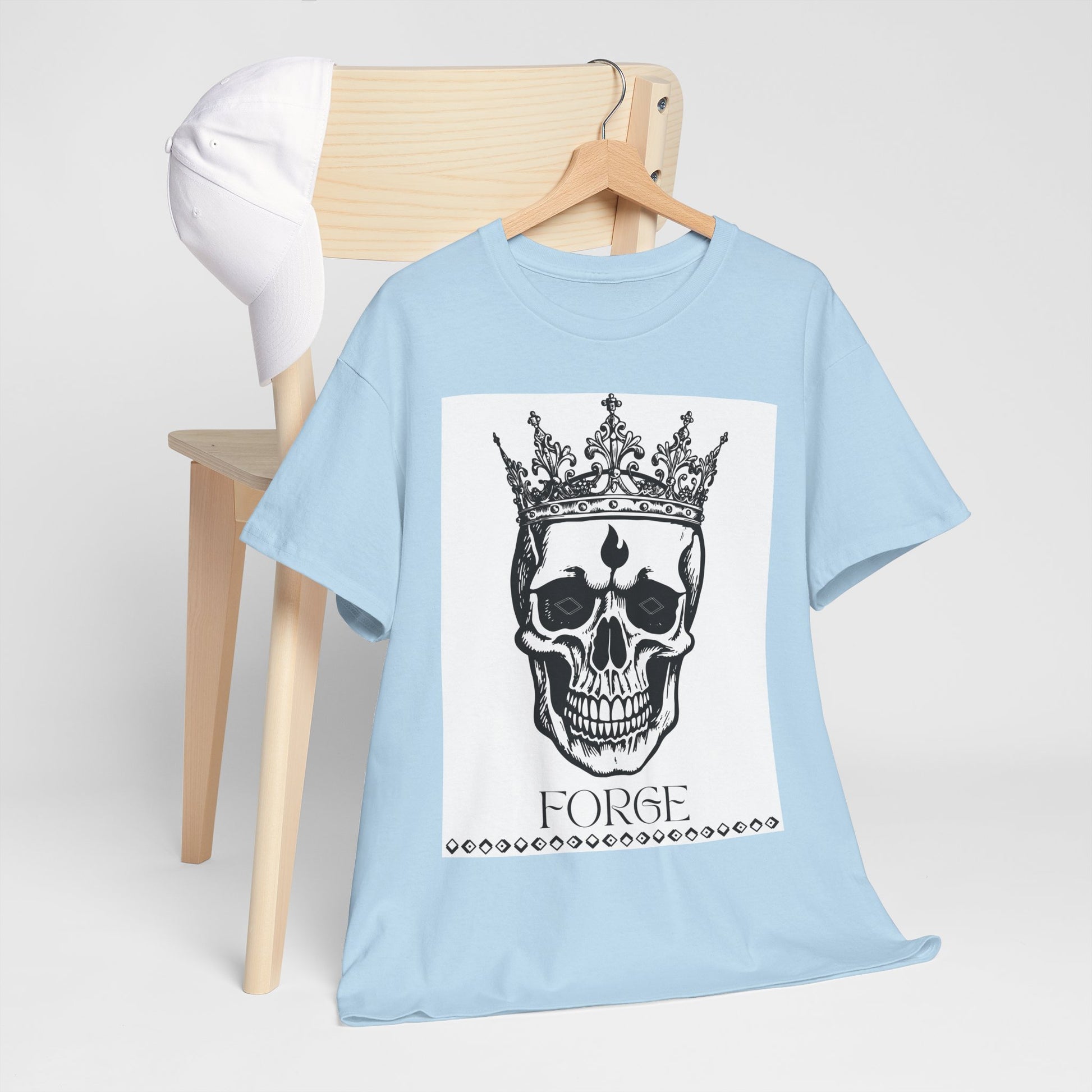 Skull "Forge" Cotton Tee Shirt