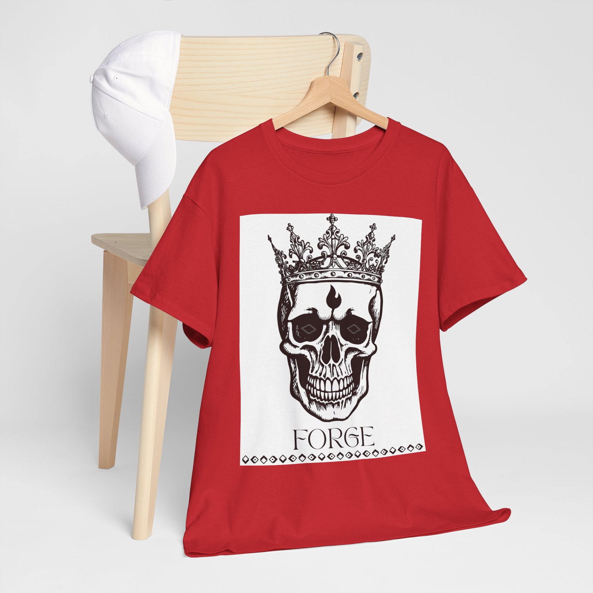 Skull "Forge" Cotton Tee Shirt