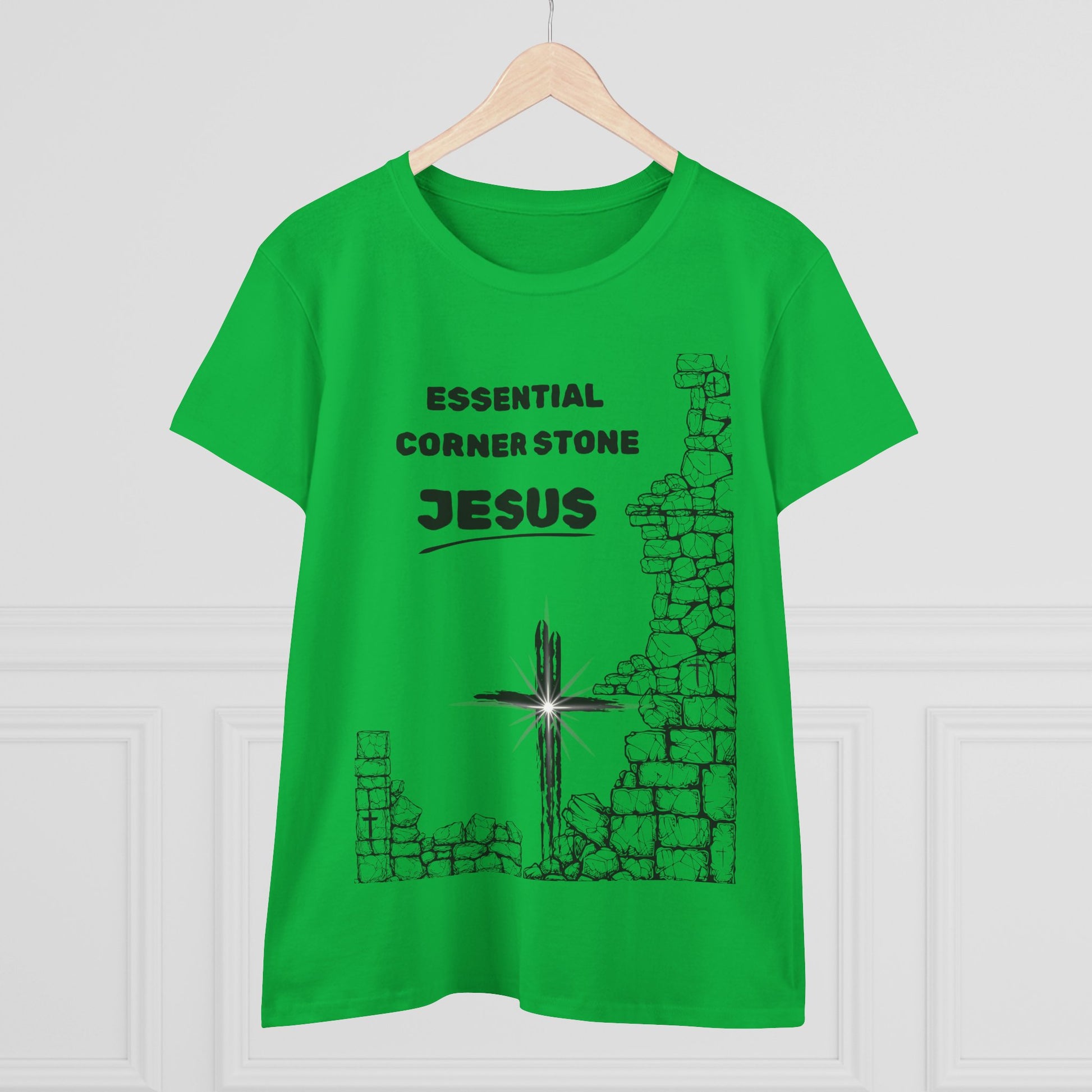 Women's Cotton Tee Shirt Essential Corner Stone