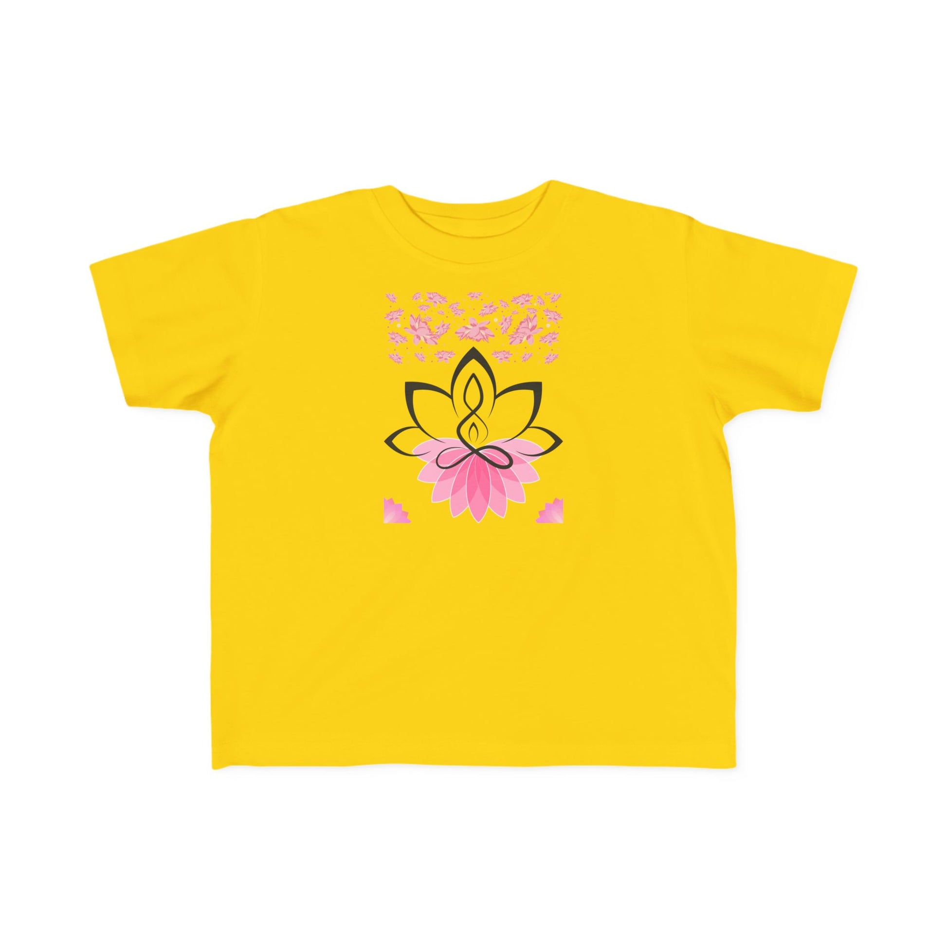 Toddler's Jersey Tee Shirt Lotus Yoga