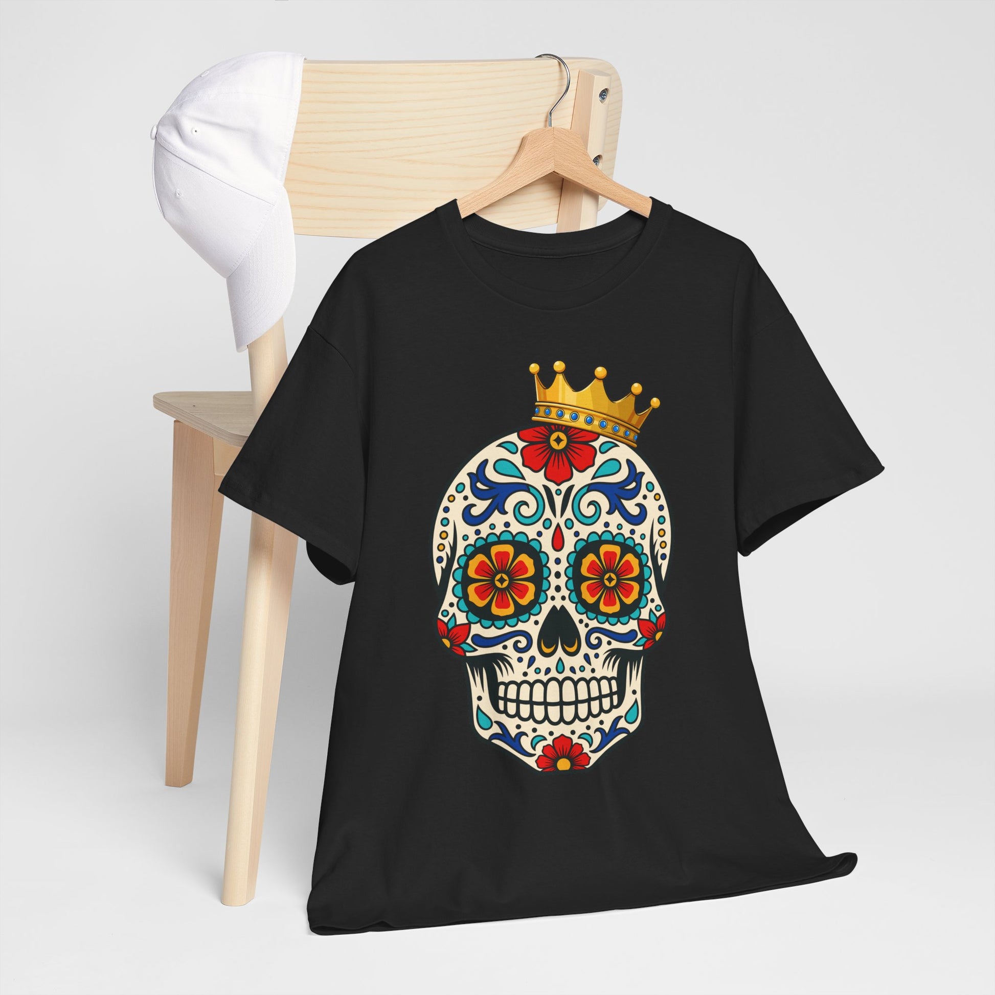 Skull Crown Celebration Cotton Tee Shirt