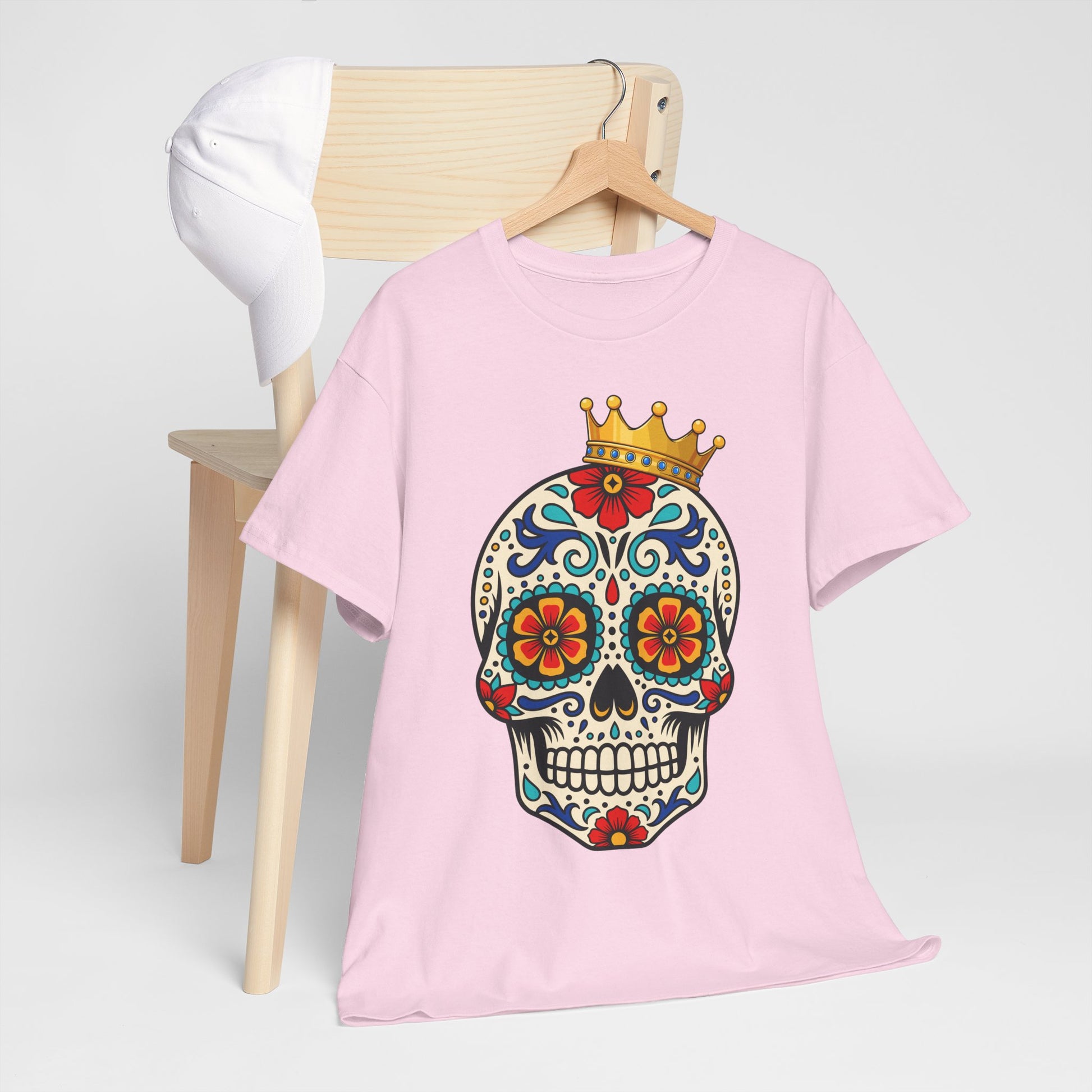 Skull Crown Celebration Cotton Tee Shirt