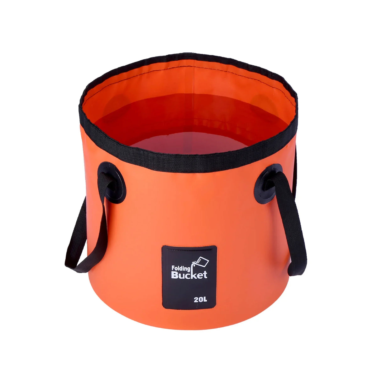 Foldable Large-Capacity Waterproof Bucket Portable Folding Bucket Carrier Bags for Fishing Camping 20L/12 Liters = 5 Gallons, 3 Gallons