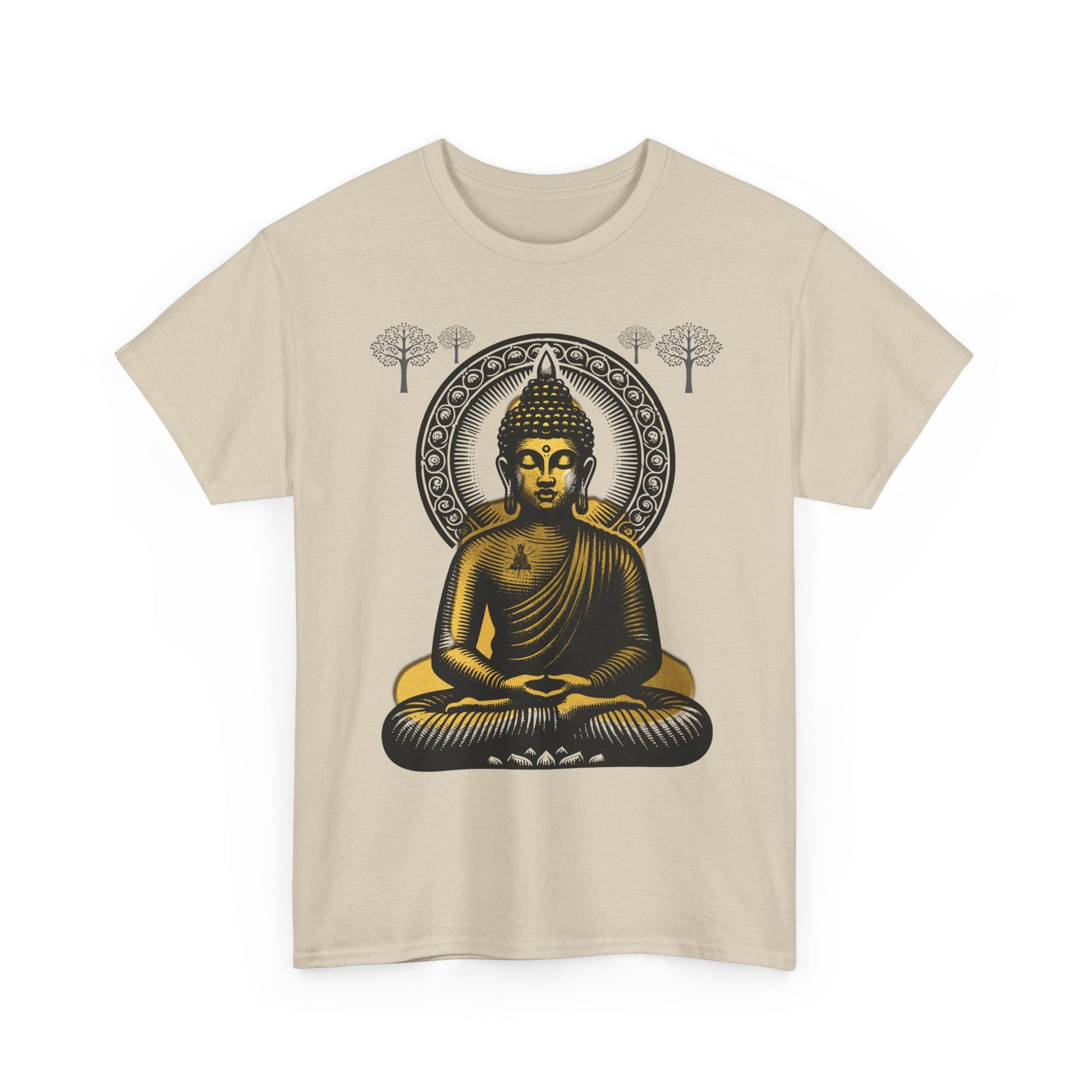 Peaceful Reality Design Heavy Cotton Tee Shirt