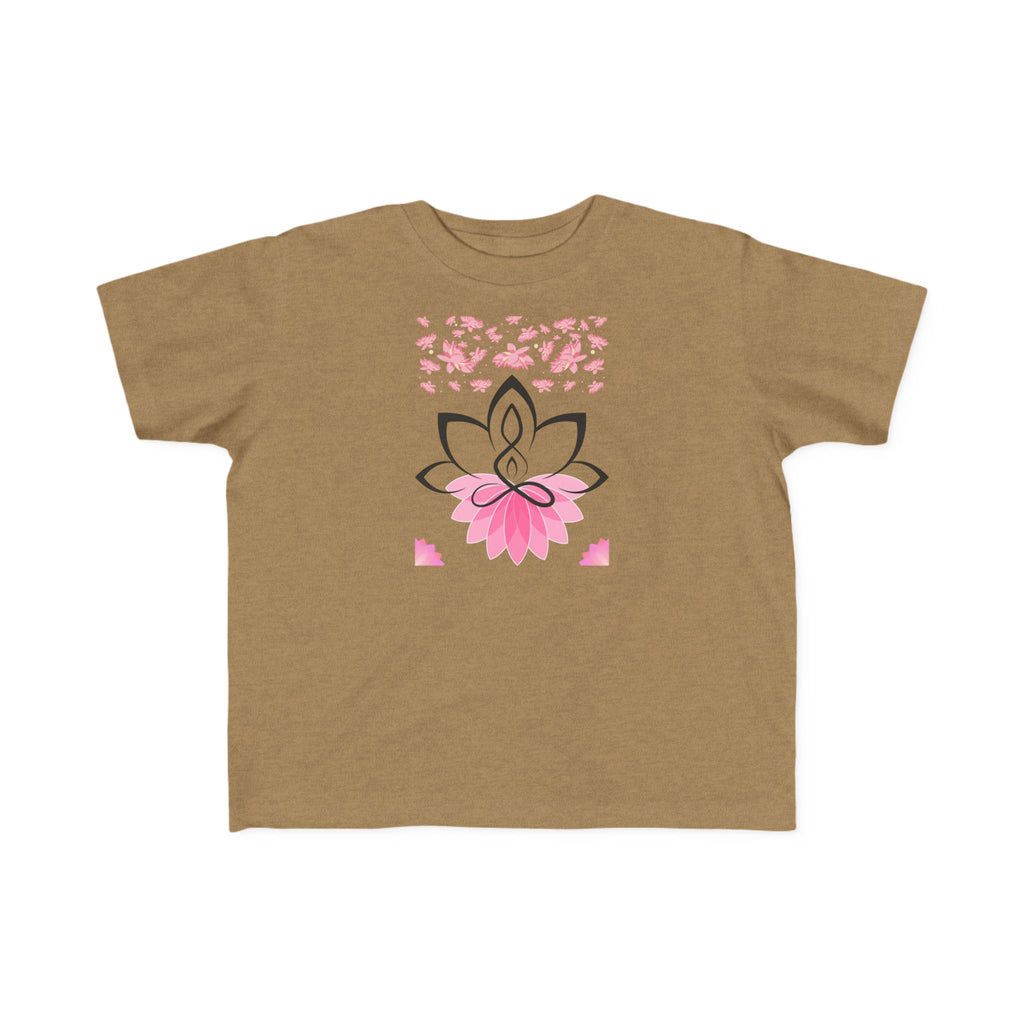 Toddler's Jersey Tee Shirt Lotus Yoga