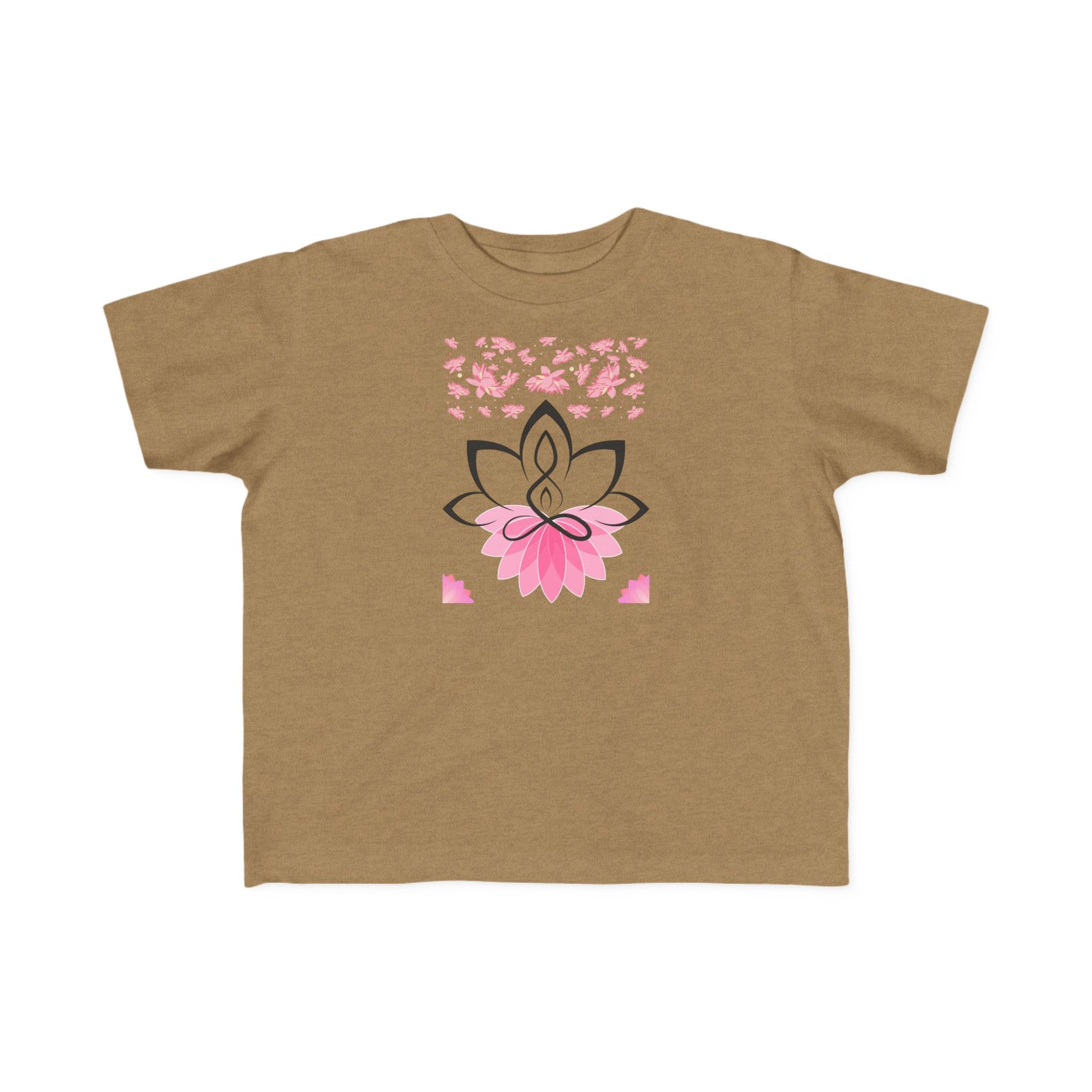 Toddler's Jersey Tee Shirt Lotus Yoga