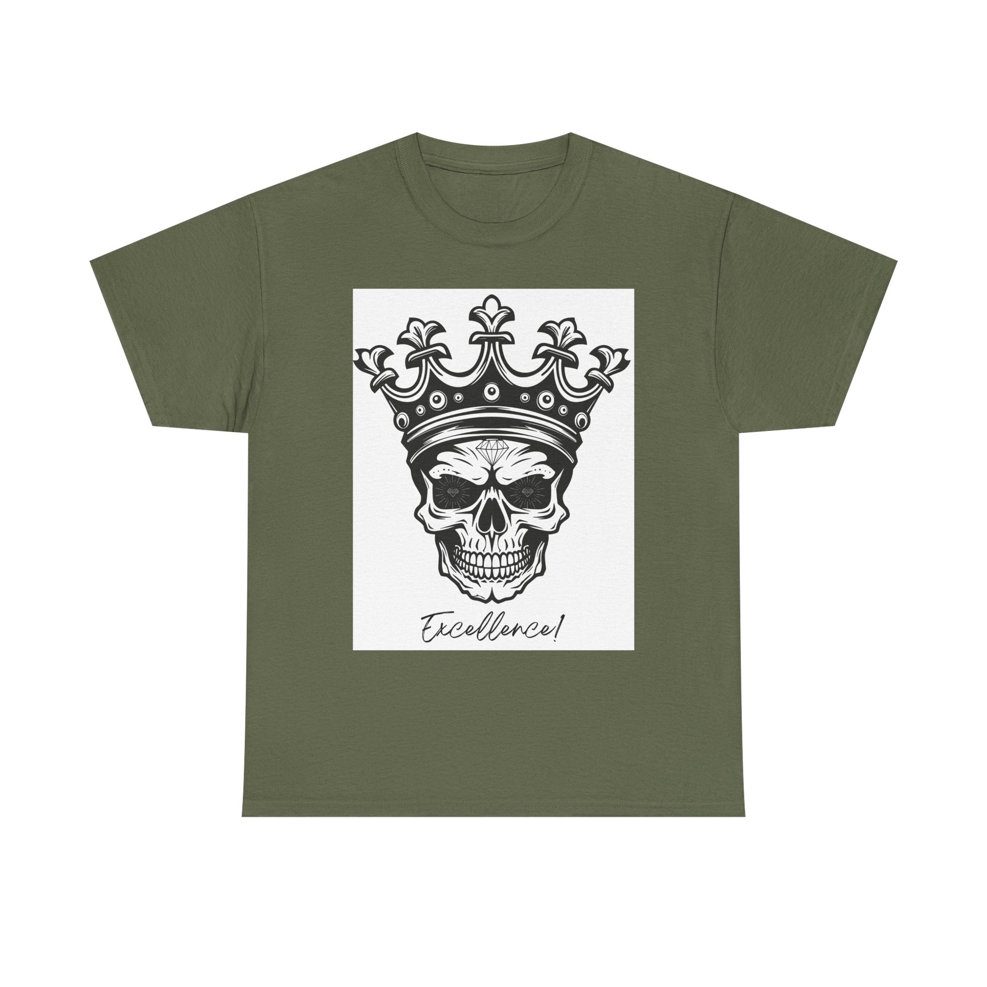 Skull Crown Excellence Cotton Tee Shirt