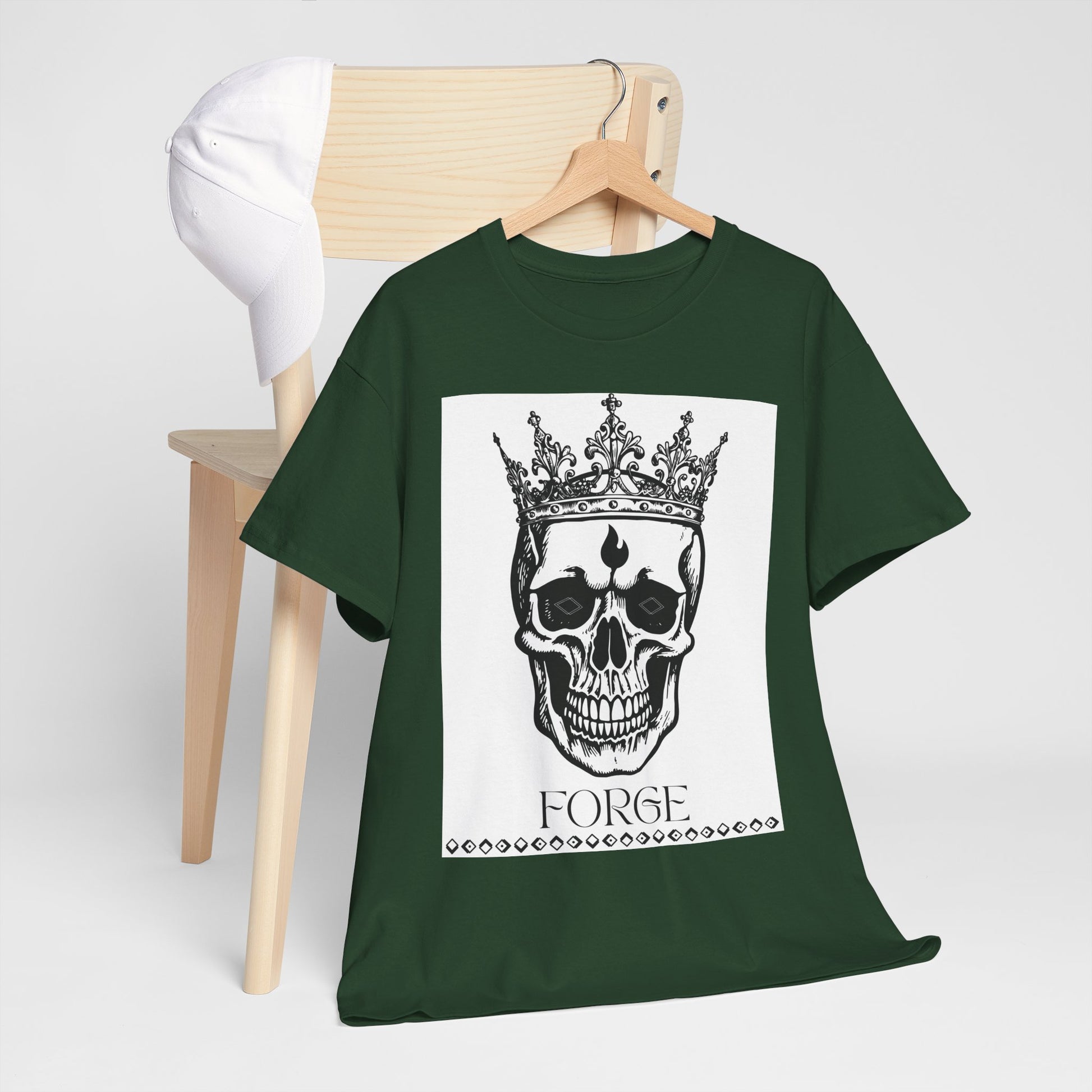 Skull "Forge" Cotton Tee Shirt