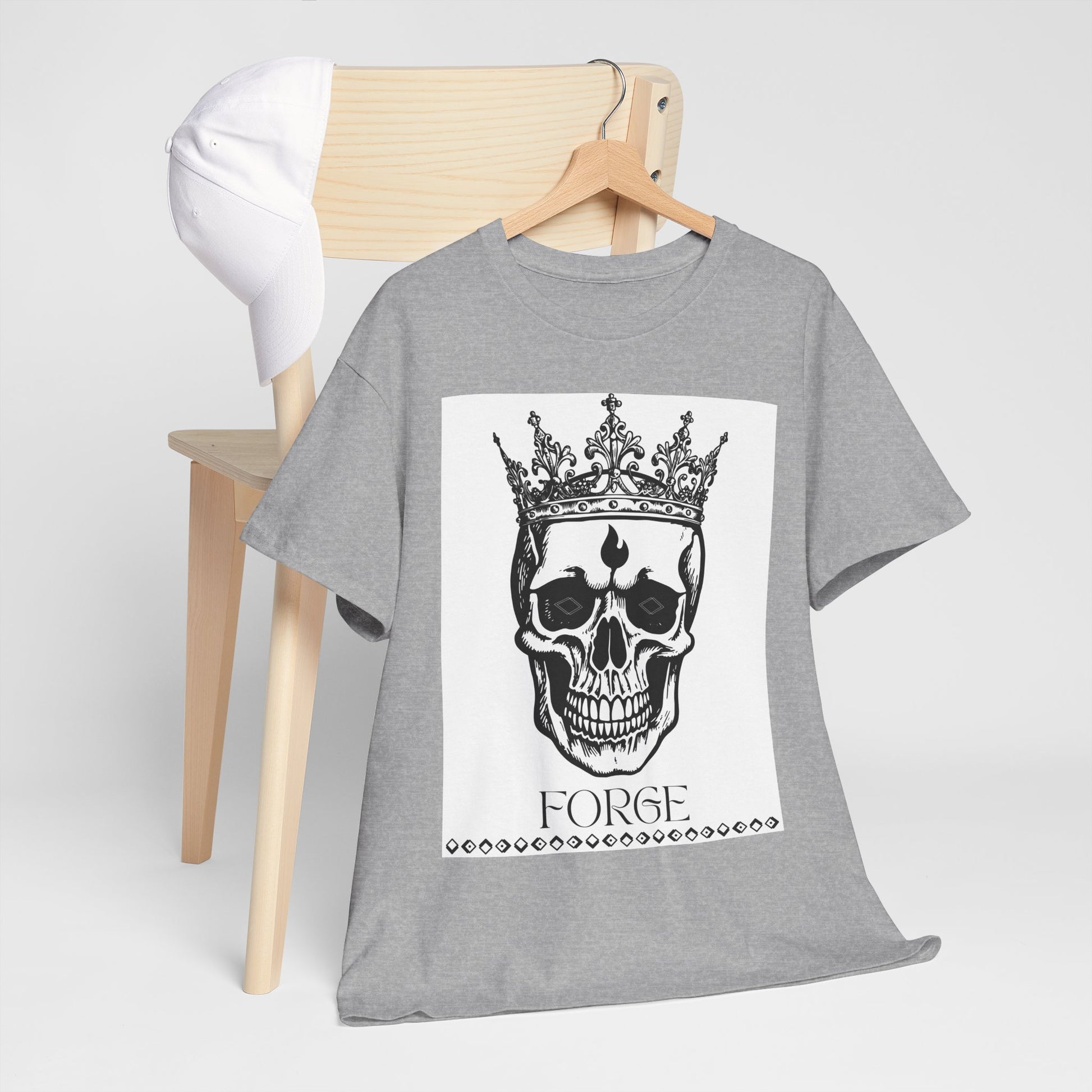 Skull "Forge" Cotton Tee Shirt