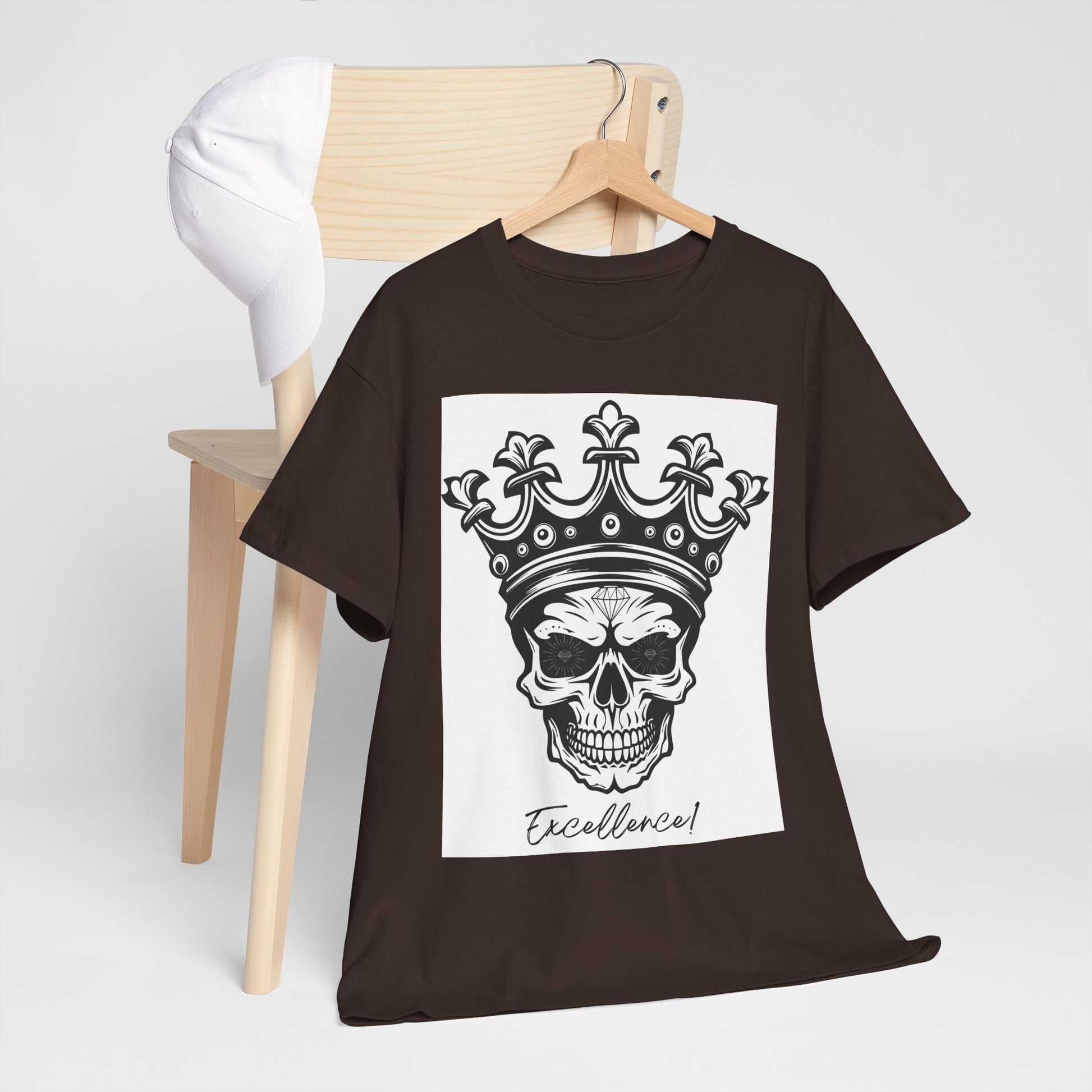 Skull Crown Excellence Cotton Tee Shirt