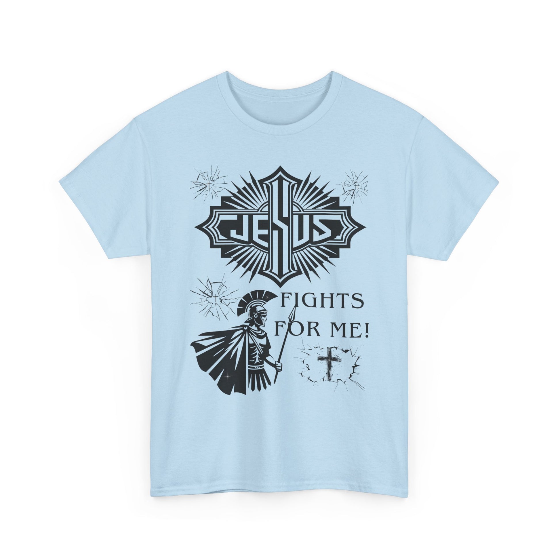 Jesus Fights For Me Cotton T-Shirt