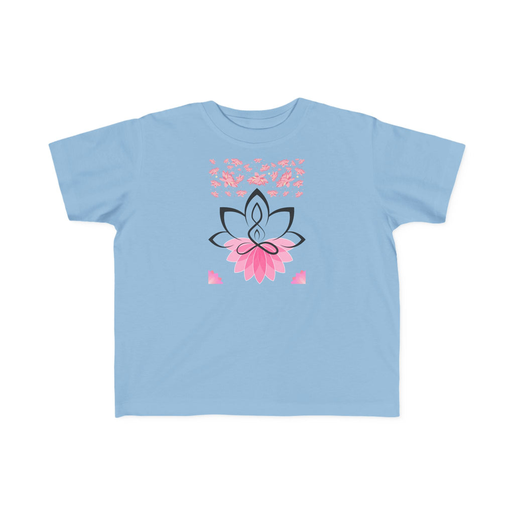 Toddler's Jersey Tee Shirt Lotus Yoga