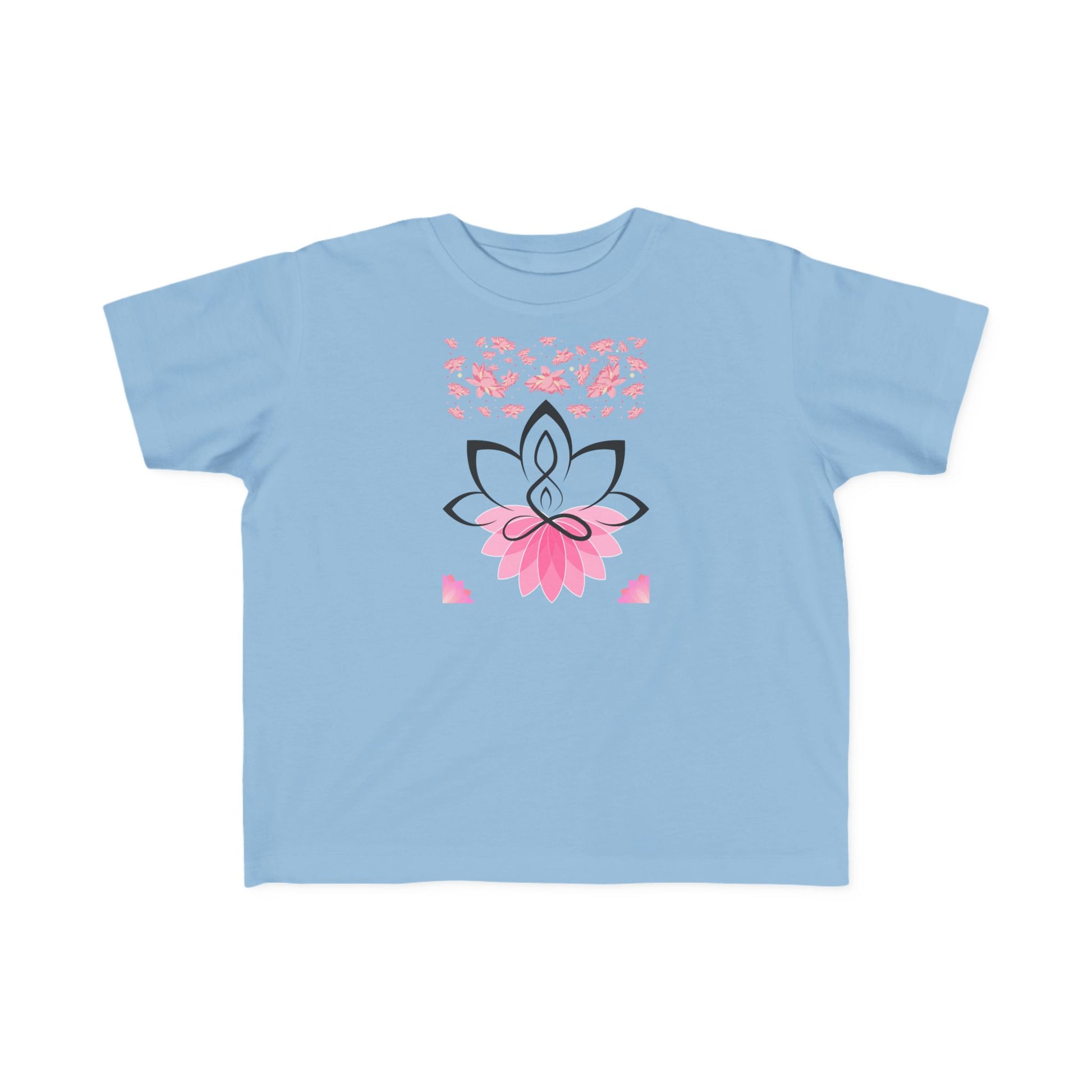Toddler's Jersey Tee Shirt Lotus Yoga