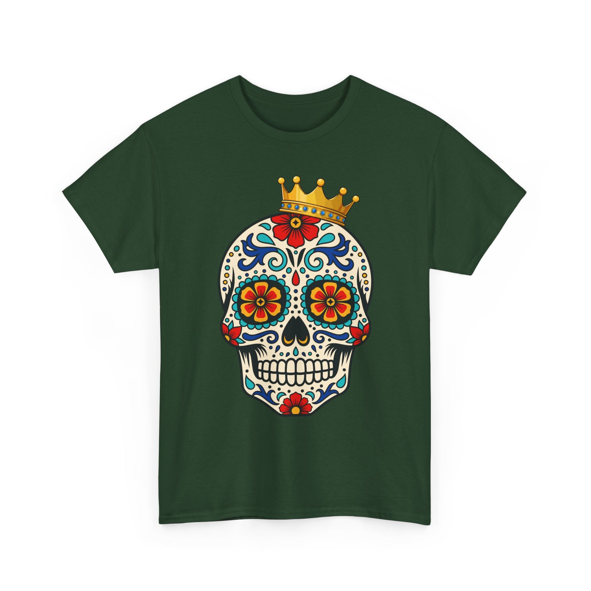 Skull Crown Celebration Cotton Tee Shirt