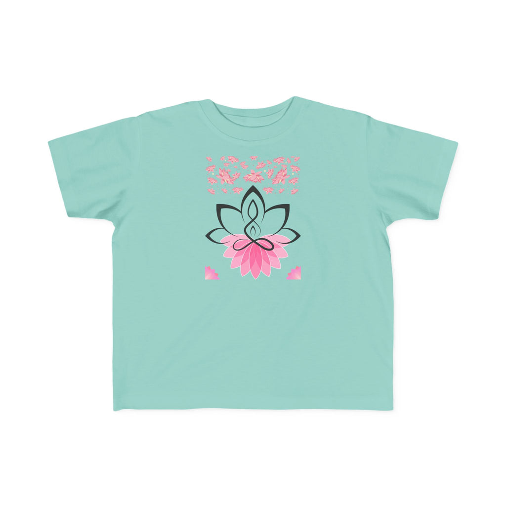 Toddler's Jersey Tee Shirt Lotus Yoga