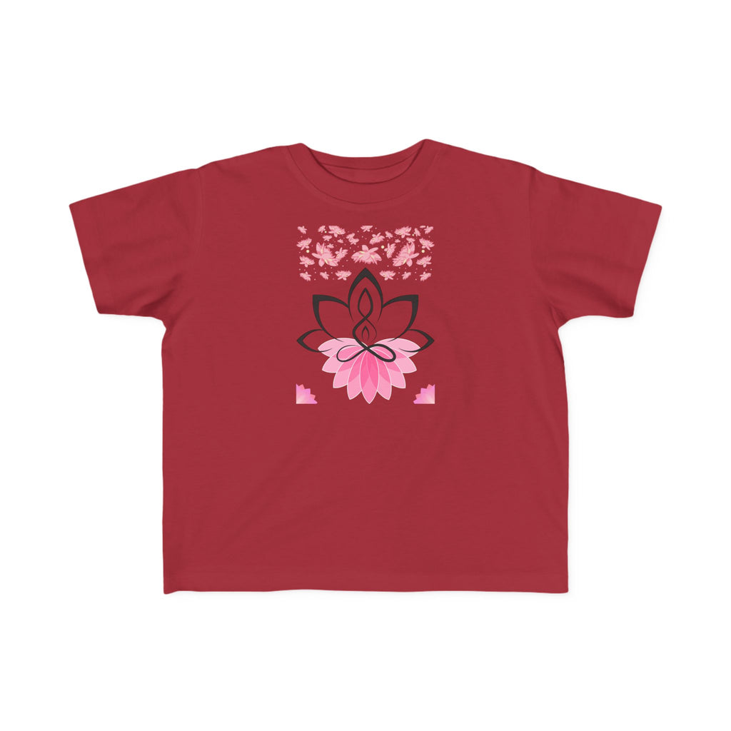 Toddler's Jersey Tee Shirt Lotus Yoga