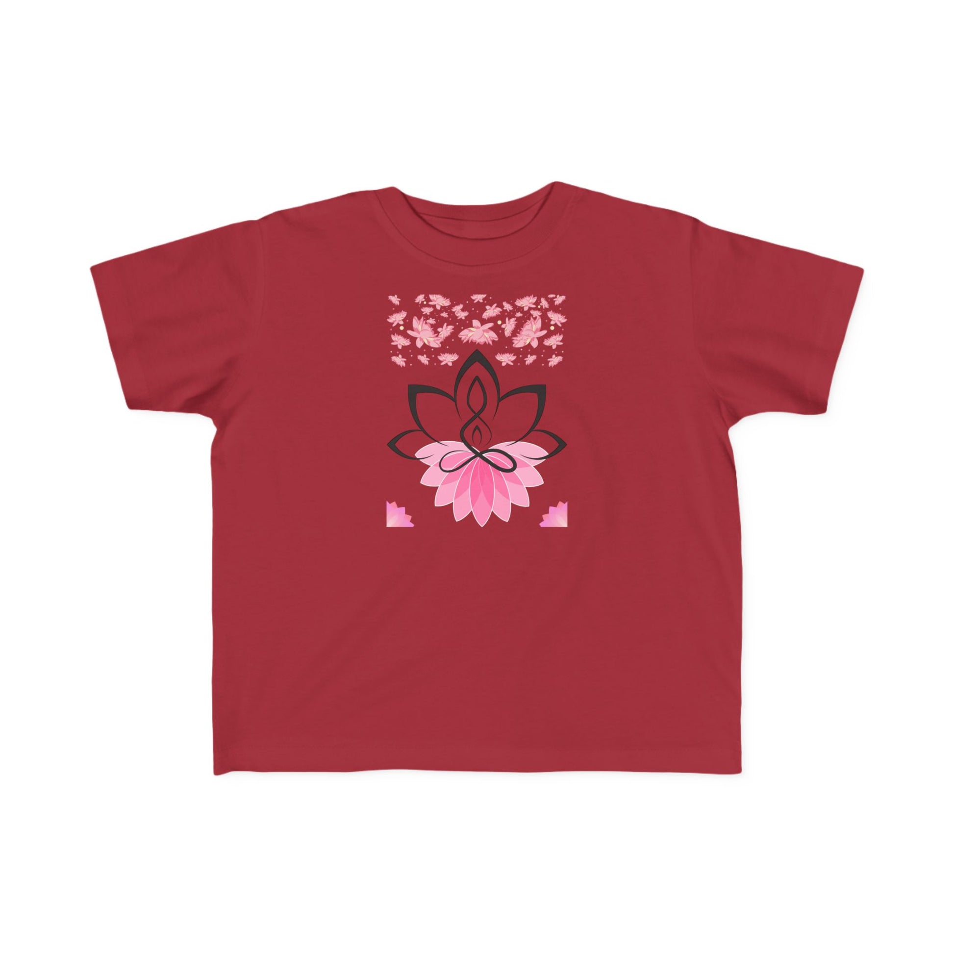 Toddler's Jersey Tee Shirt Lotus Yoga