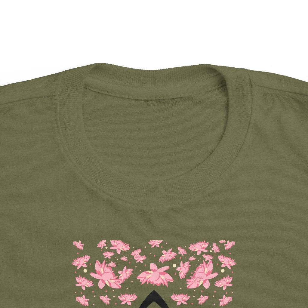 Toddler's Jersey Tee Shirt Lotus Yoga