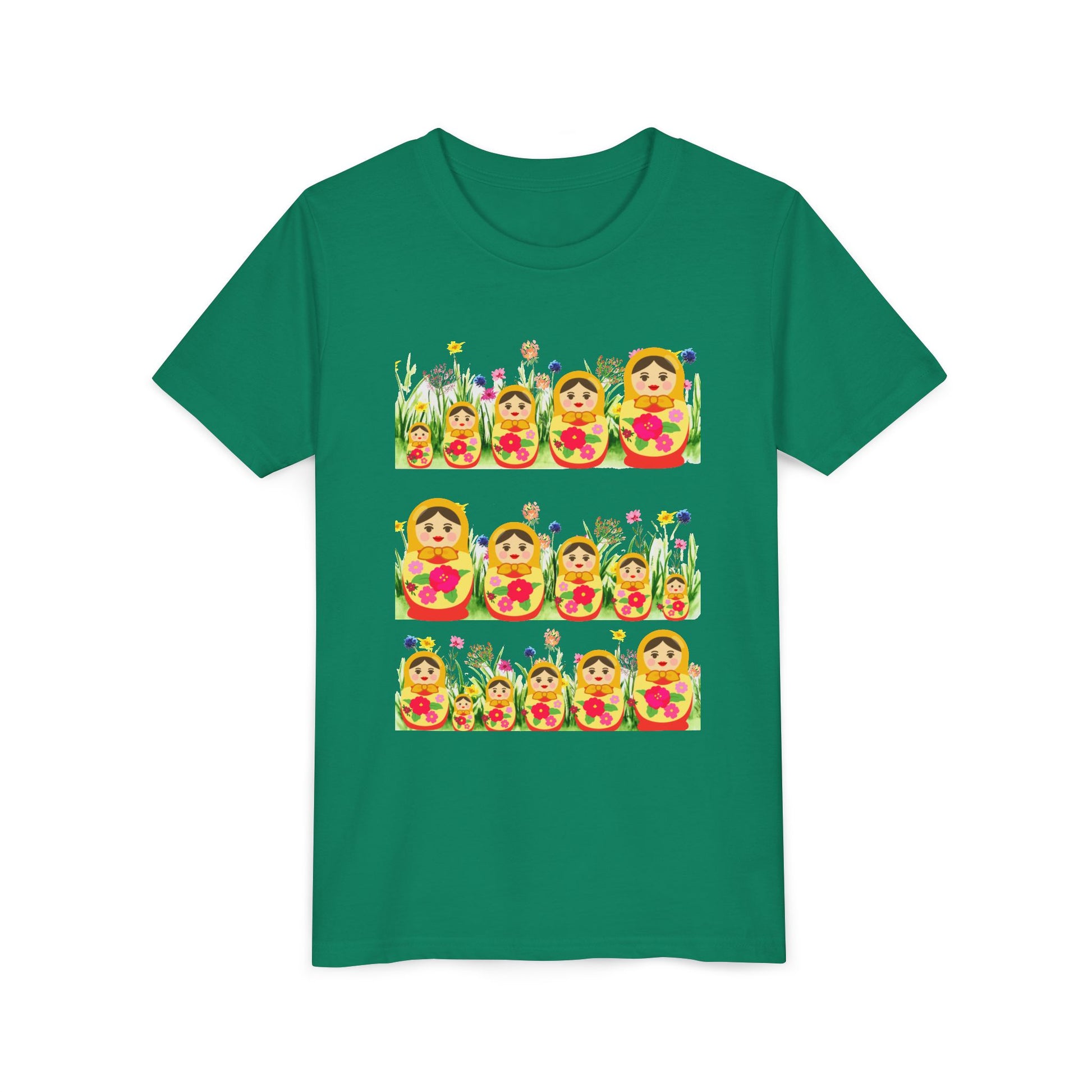 Youth Flower Patch Short Sleeve Shirt