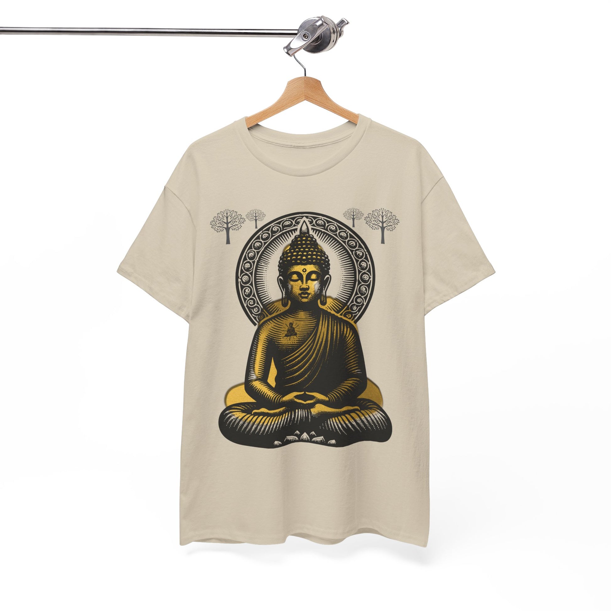 Peaceful Reality Design Heavy Cotton Tee Shirt