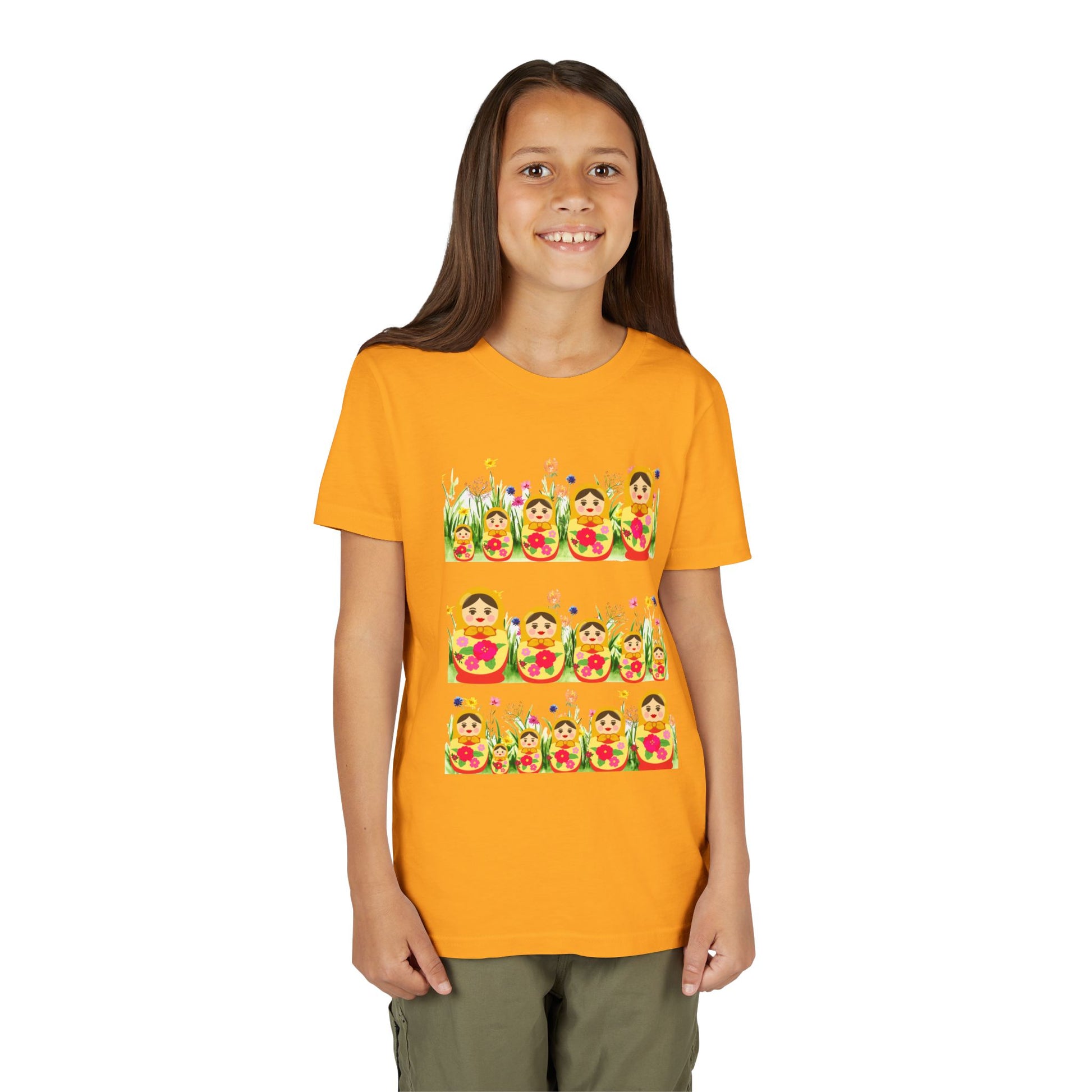 Youth Flower Patch Short Sleeve Shirt