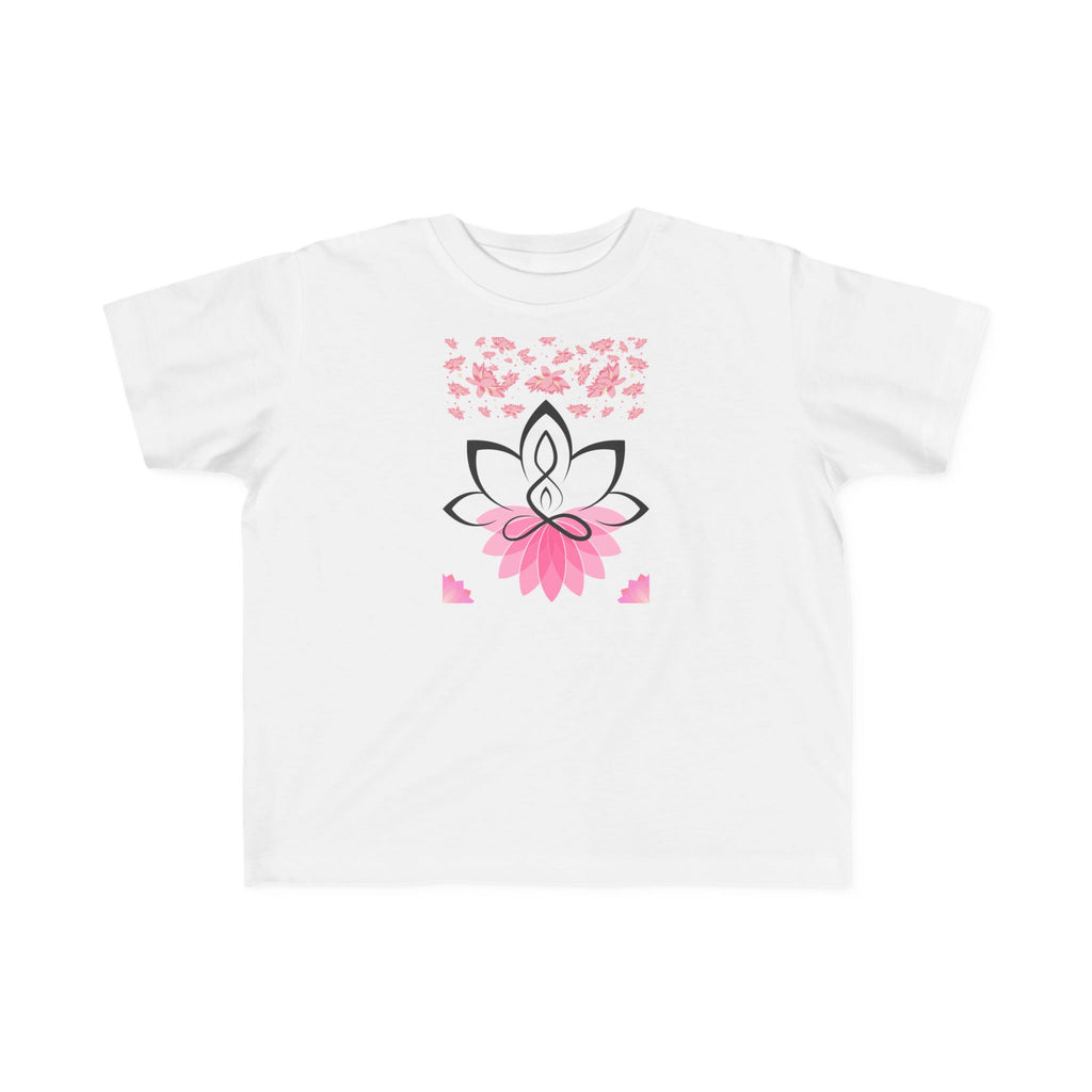 Toddler's Jersey Tee Shirt Lotus Yoga