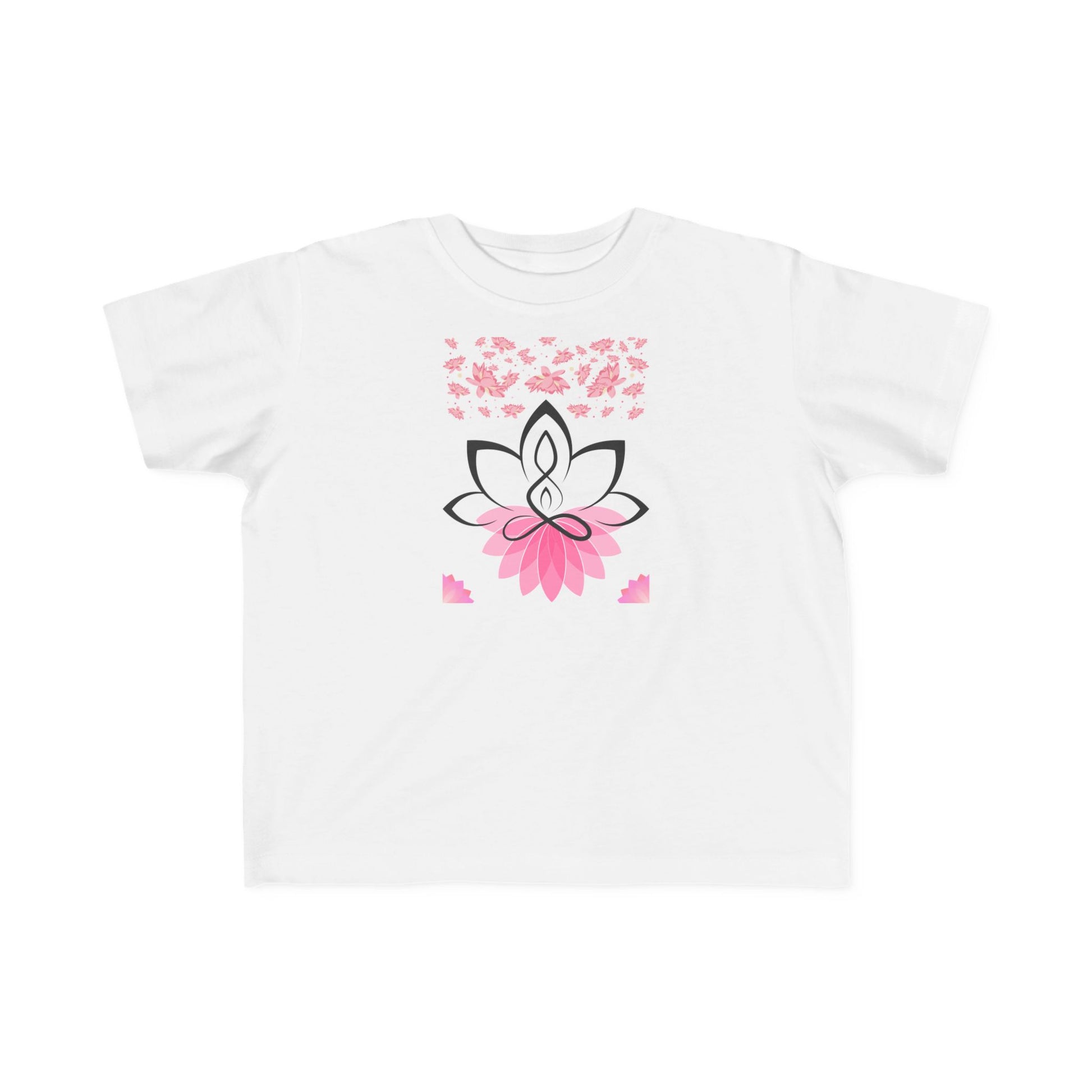 Toddler's Jersey Tee Shirt Lotus Yoga