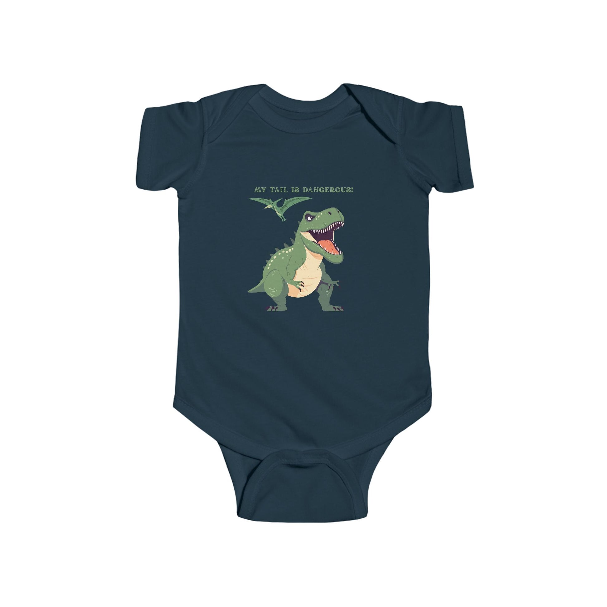 Infant Dinosaur Jersey Bodysuit Onesie Jumper