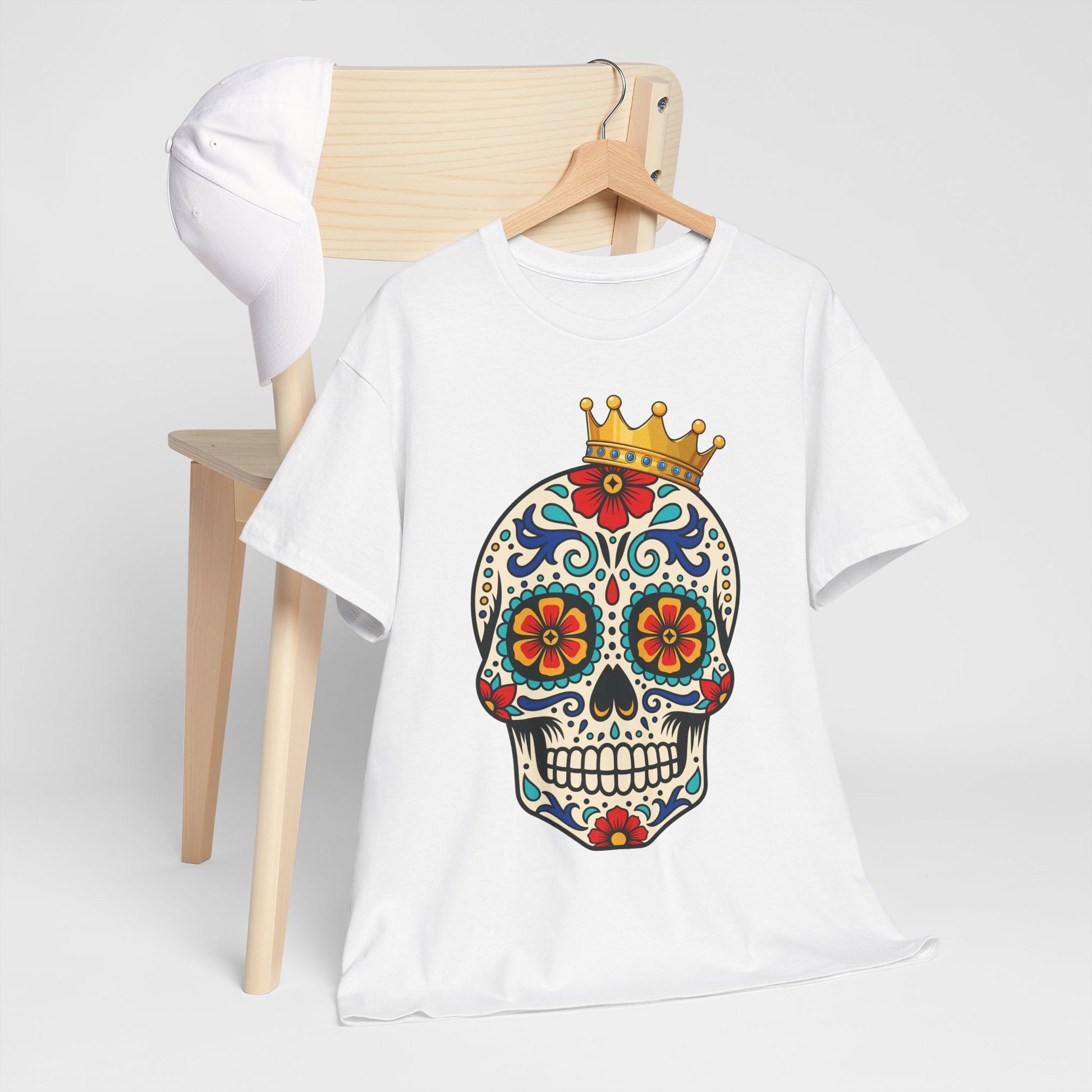 Skull Crown Celebration Cotton Tee Shirt