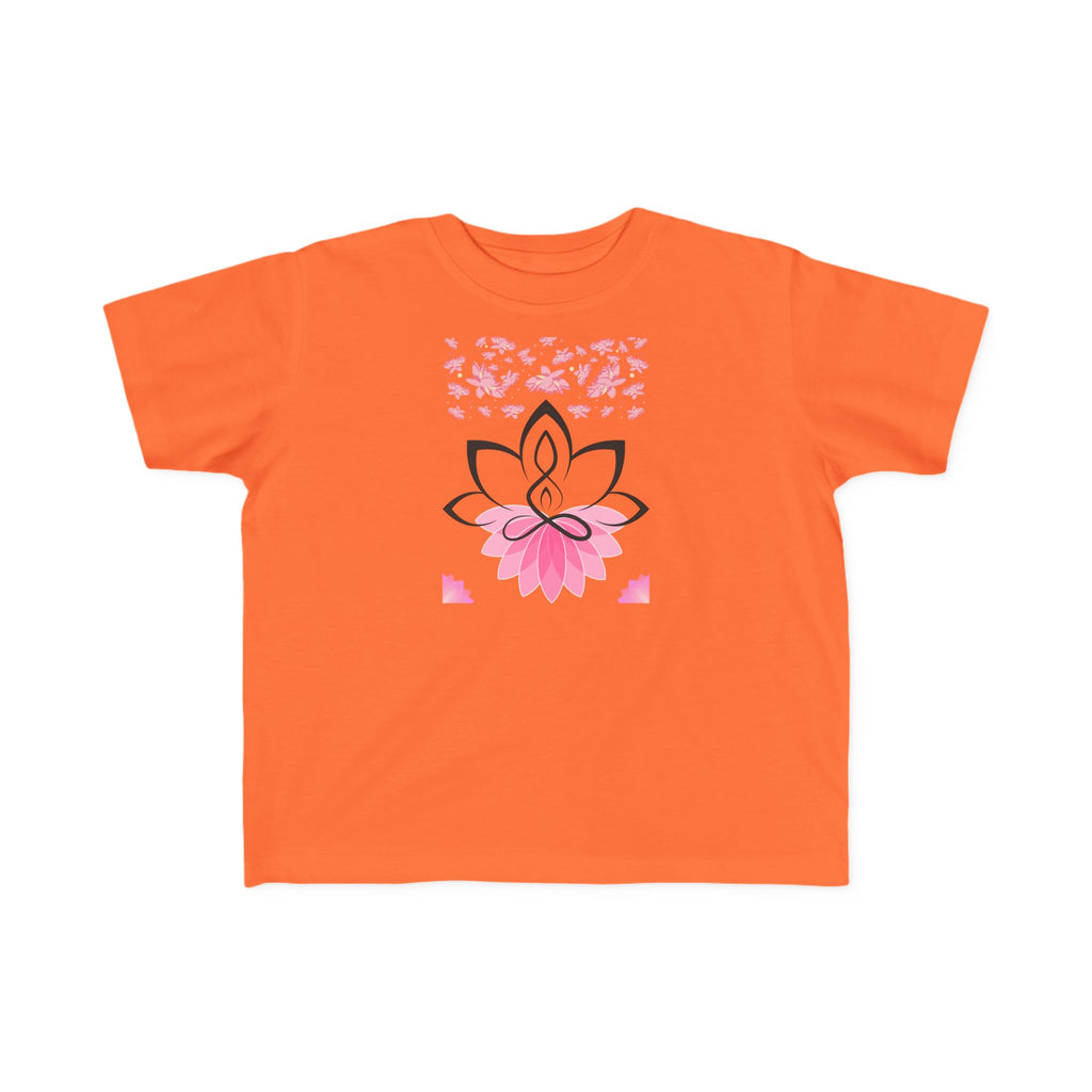 Toddler's Jersey Tee Shirt Lotus Yoga
