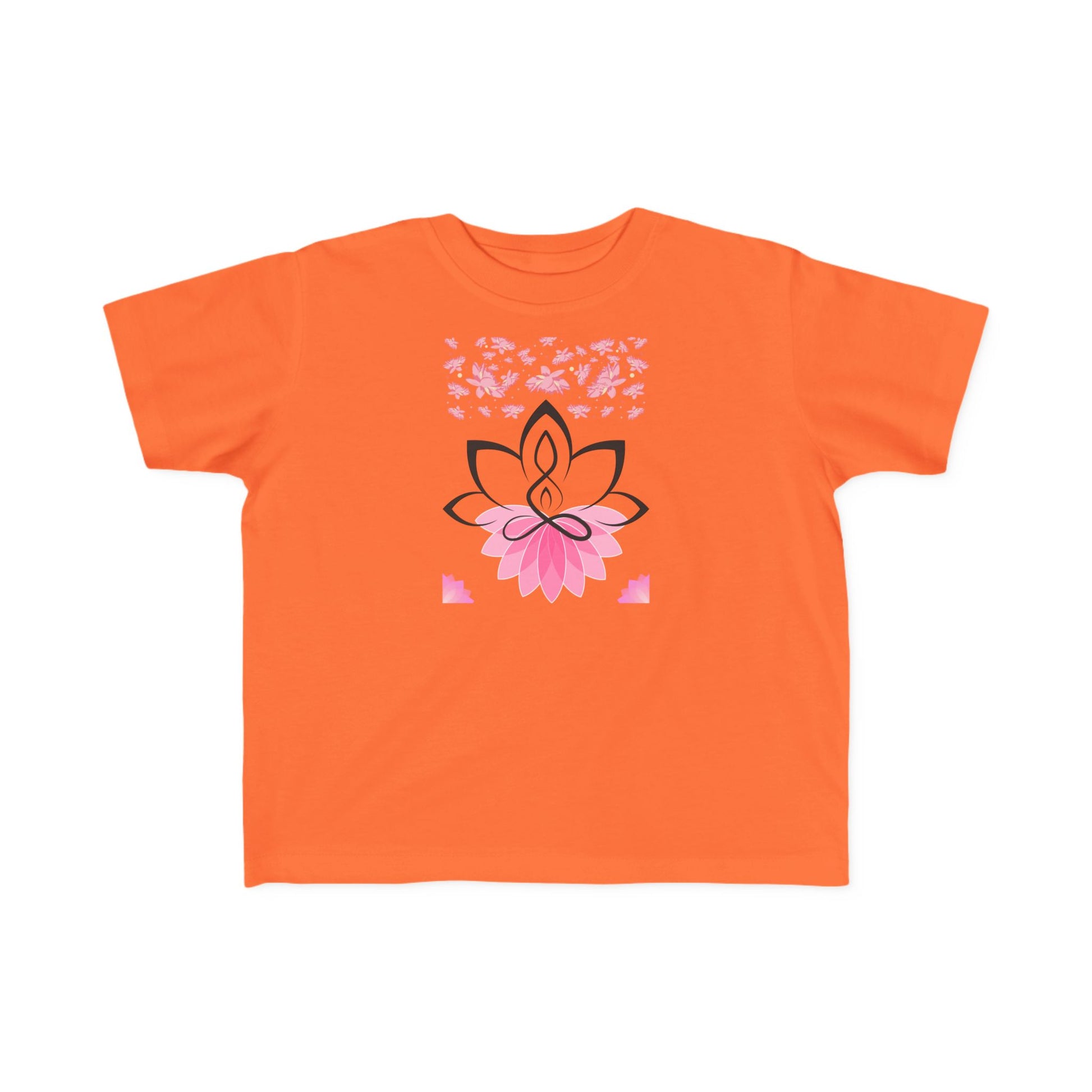 Toddler's Jersey Tee Shirt Lotus Yoga