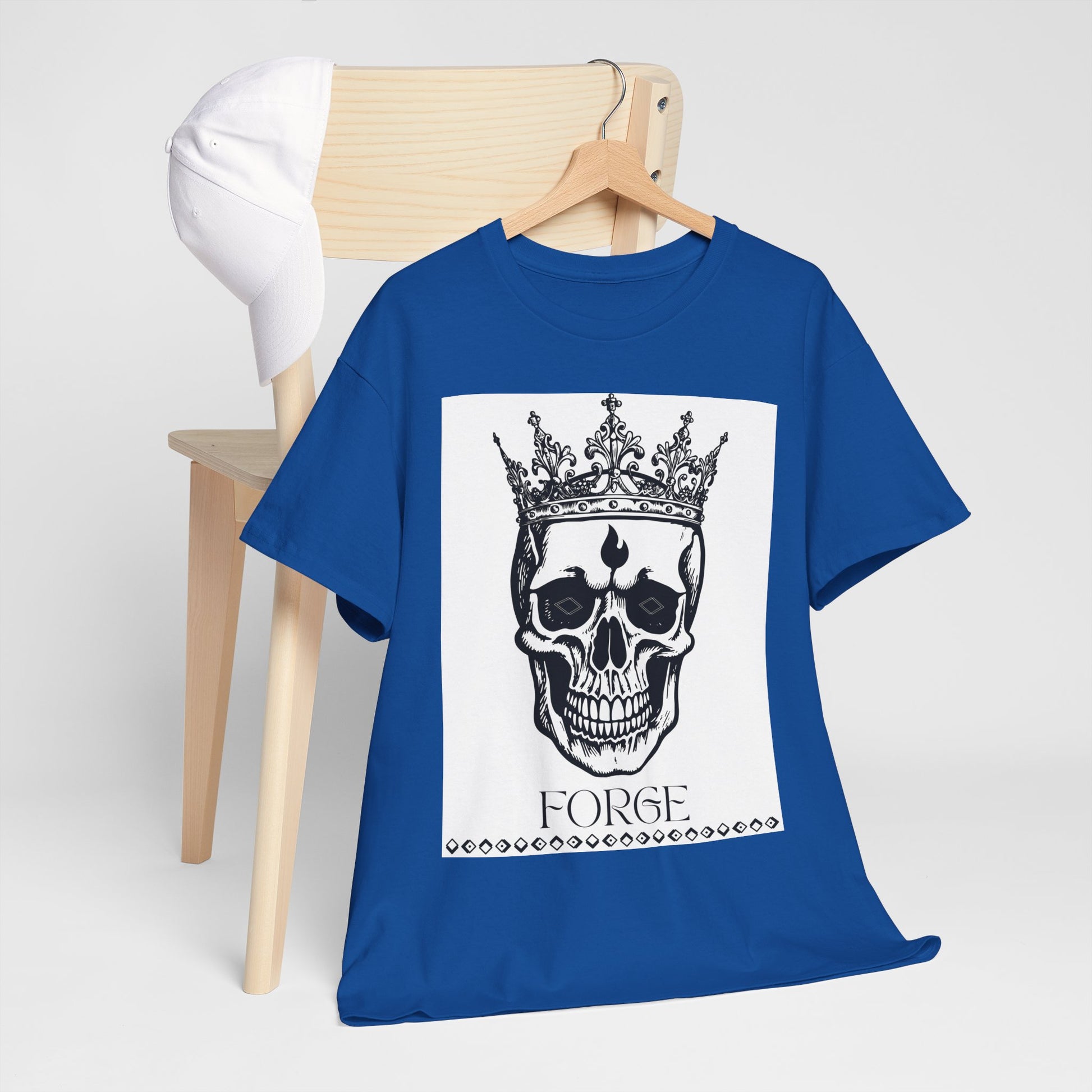 Skull "Forge" Cotton Tee Shirt