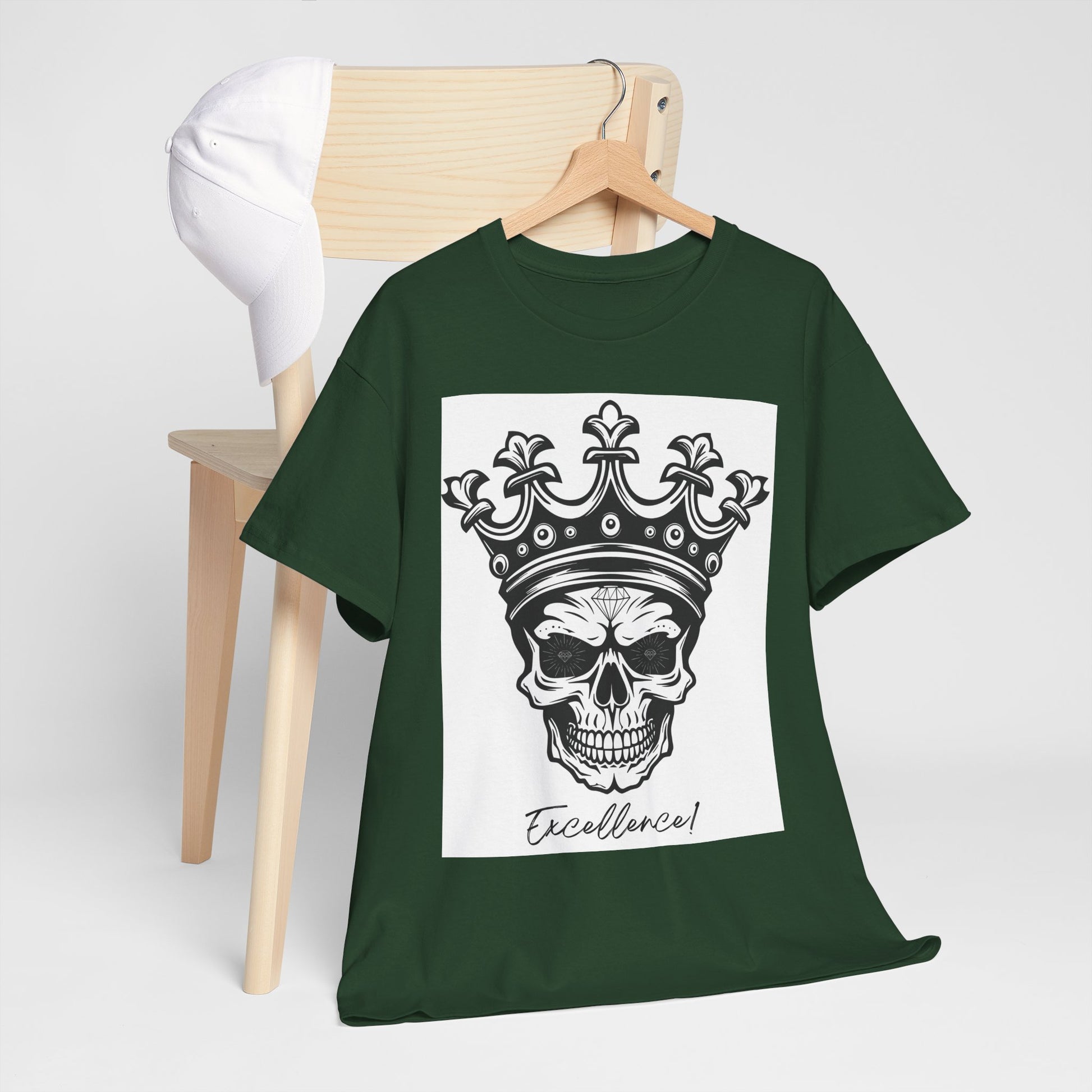 Skull Crown Excellence Cotton Tee Shirt
