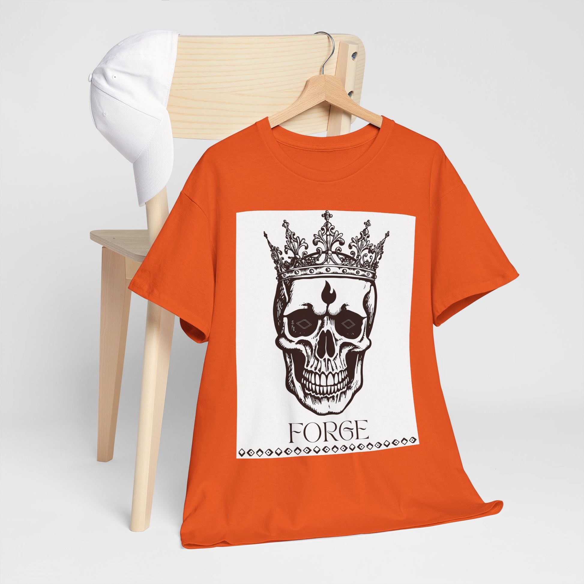 Skull "Forge" Cotton Tee Shirt
