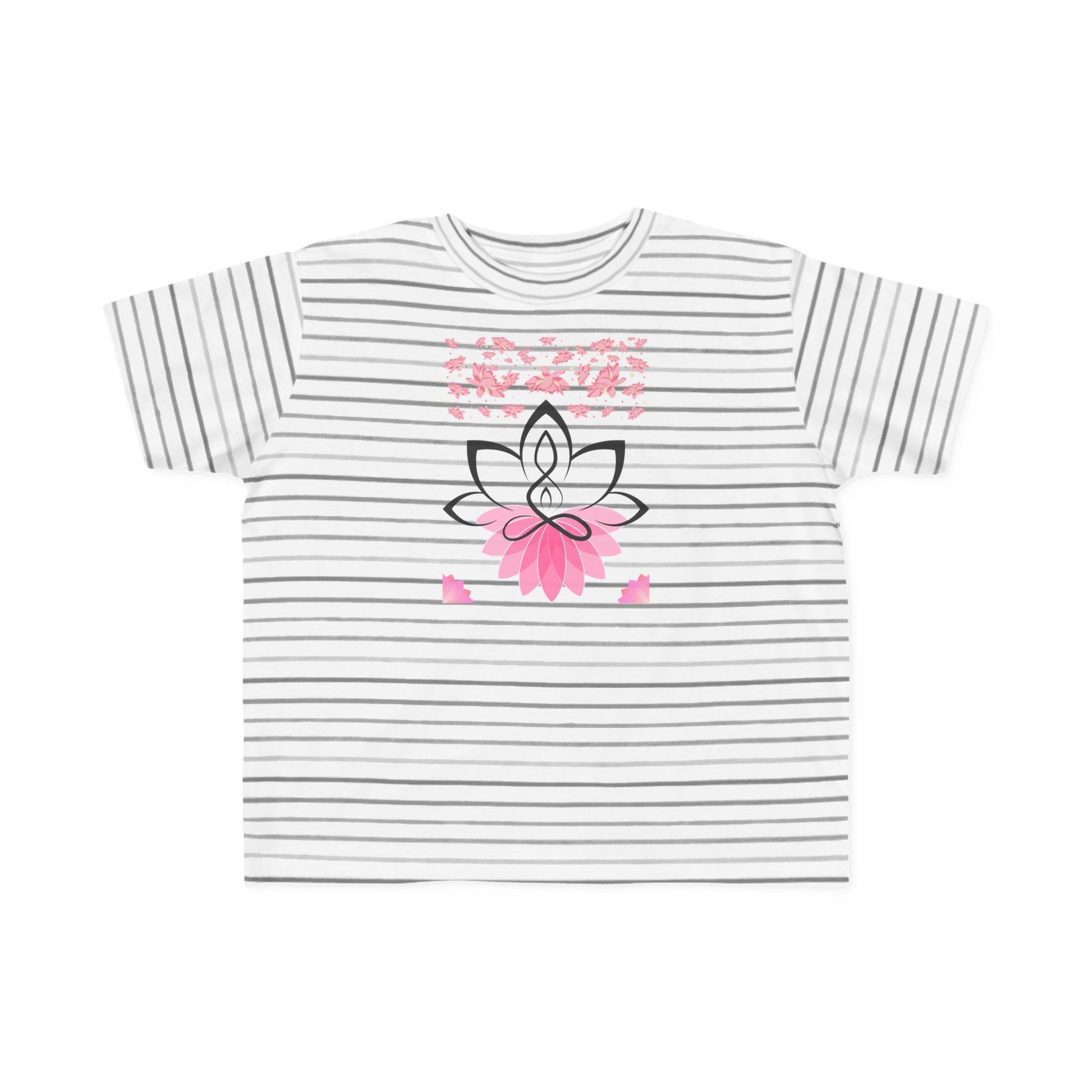 Toddler's Jersey Tee Shirt Lotus Yoga