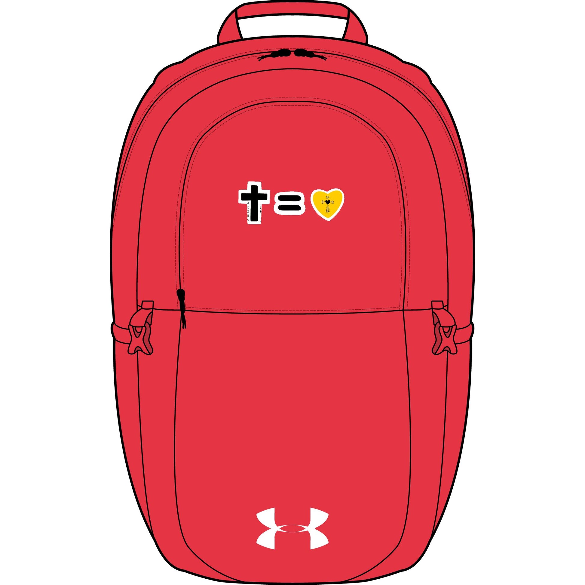 Under Armour® All Sport Backpack With Custom Jesus and Cross Design