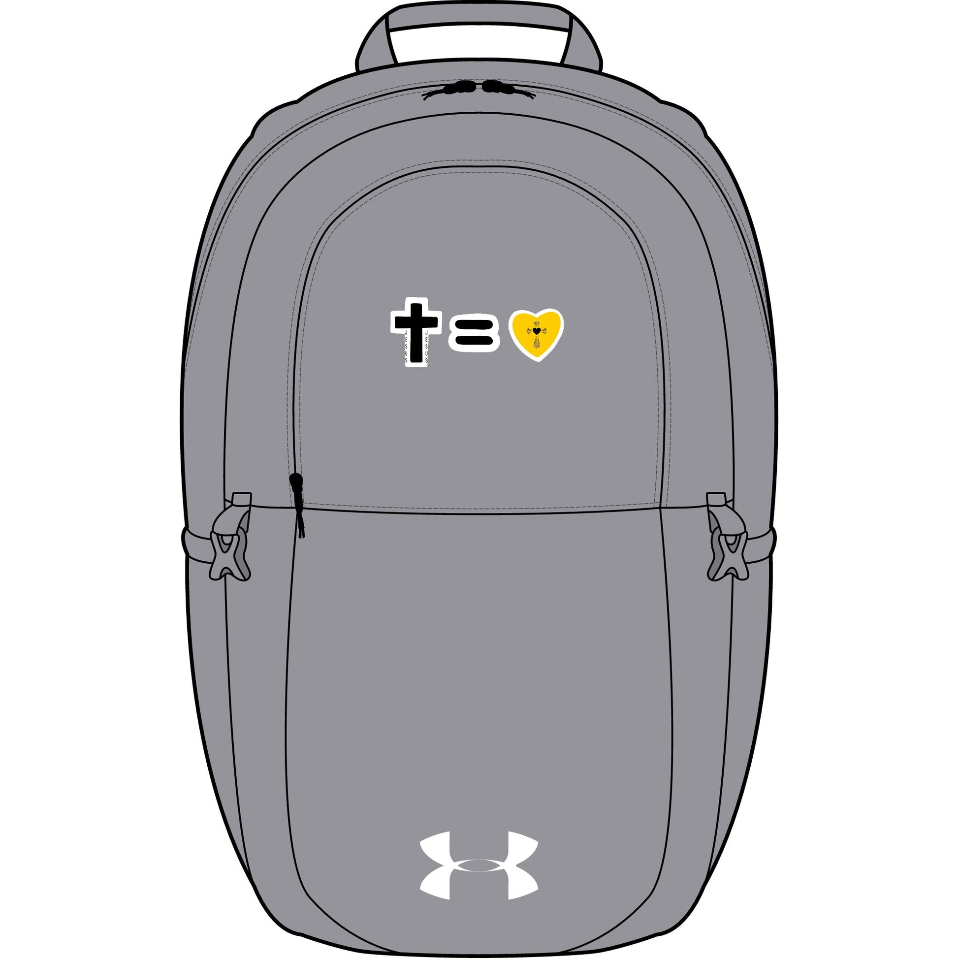 Under Armour® All Sport Backpack With Custom Jesus and Cross Design