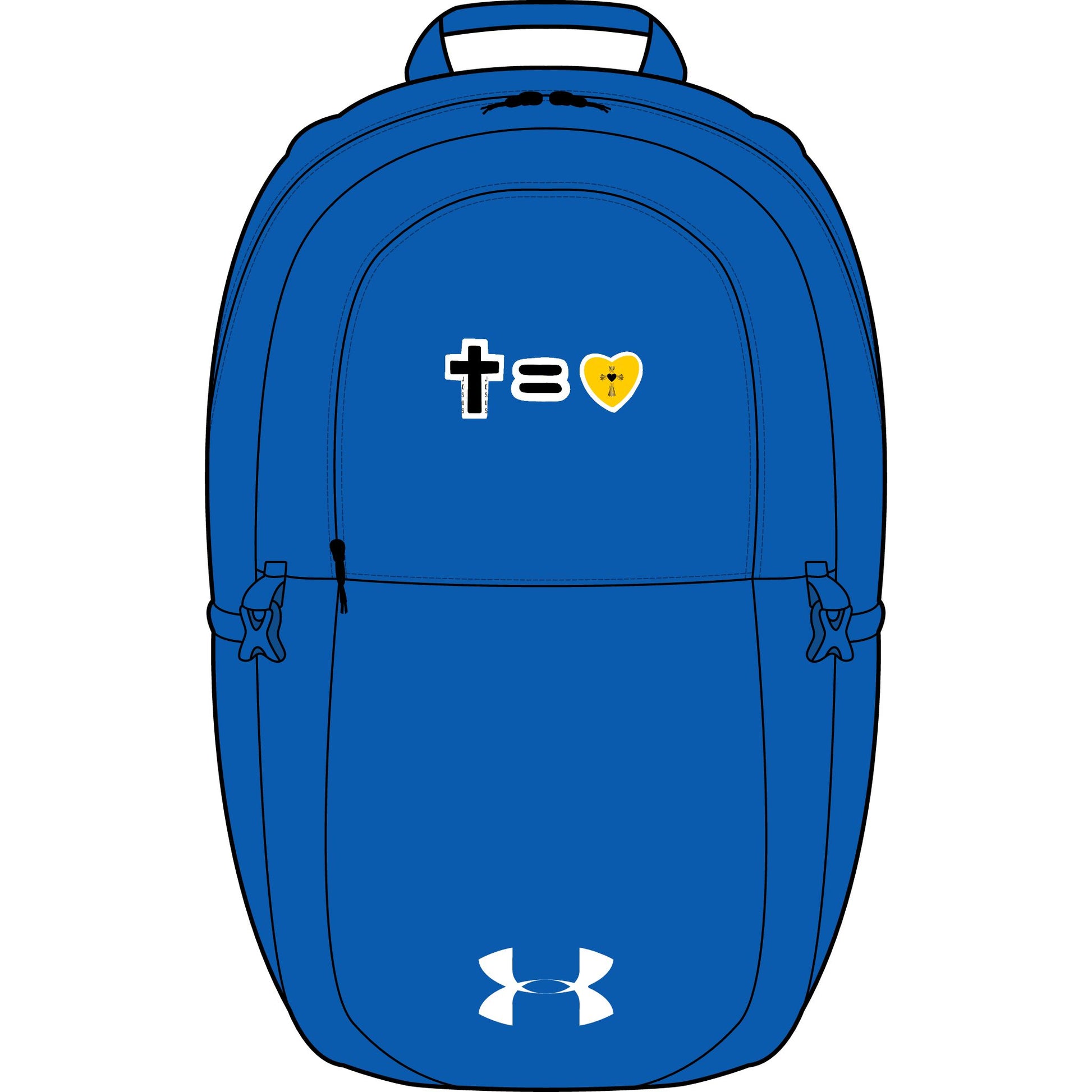 Under Armour® All Sport Backpack With Custom Jesus and Cross Design