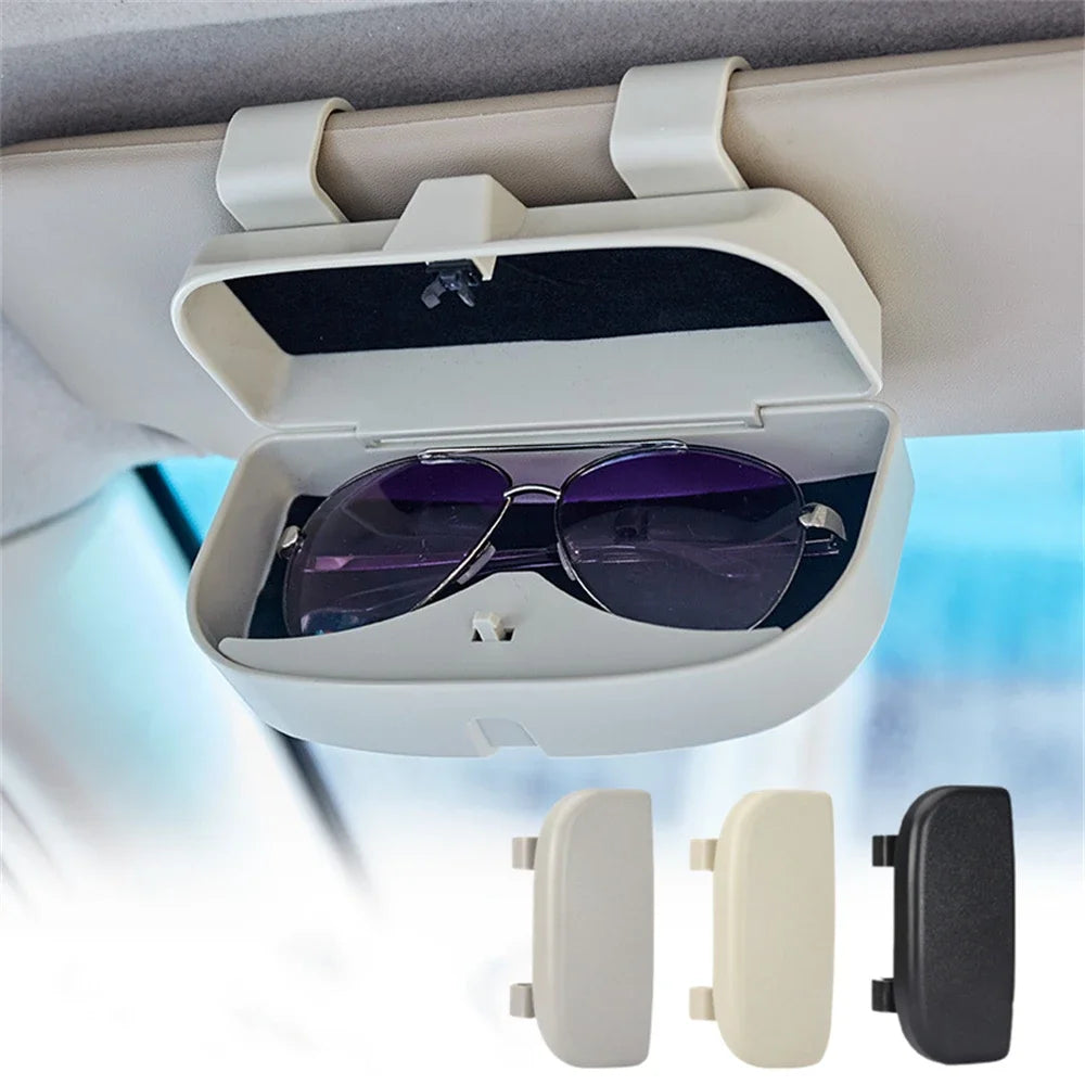 Vehicle Glasses / Sunglasses Holder In The Car / Semi Truck Driving Glasses Holder Eyeglass Case Sun Visor Vehicle Lenses Holder