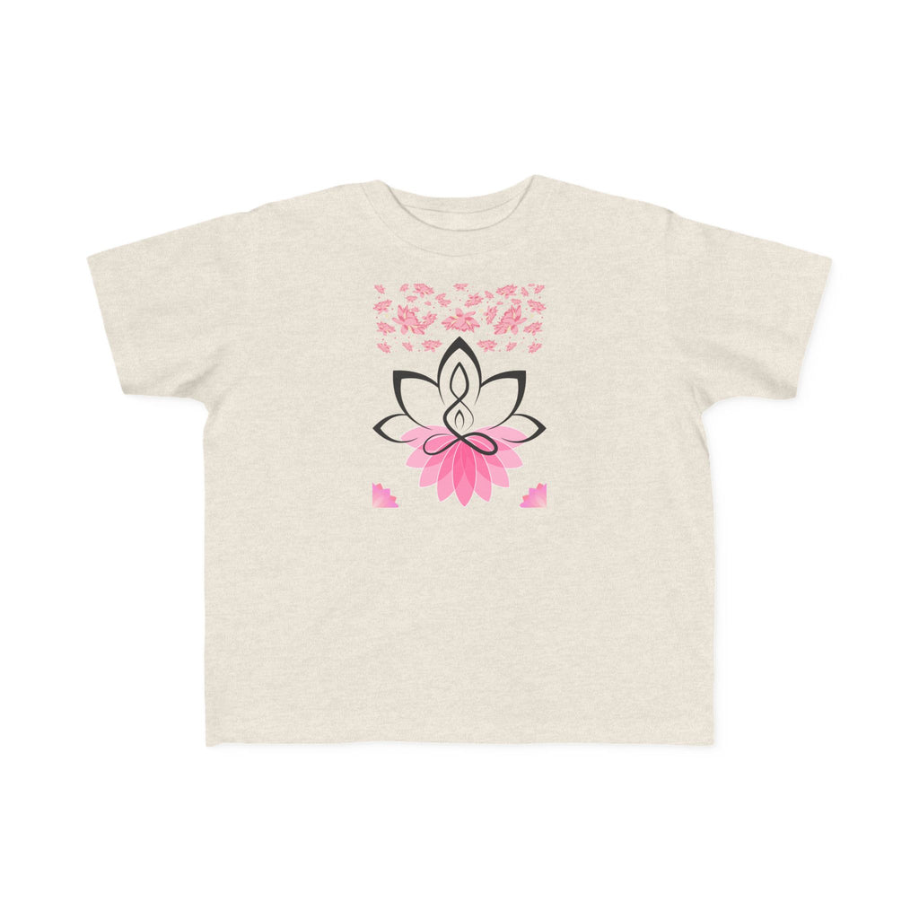Toddler's Jersey Tee Shirt Lotus Yoga