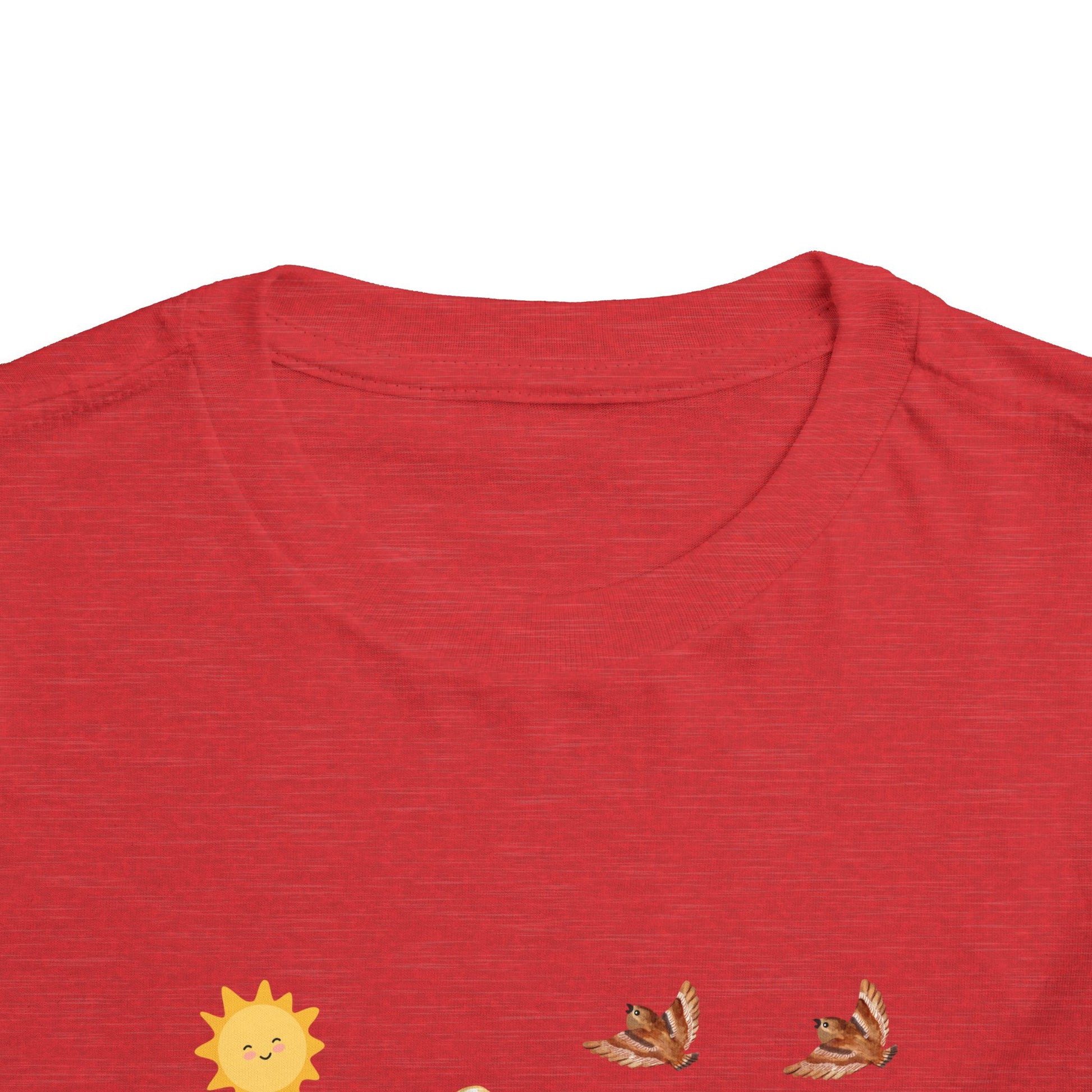 Toddler Short Sleeve Tee Shirt Cubs In Flower Bush